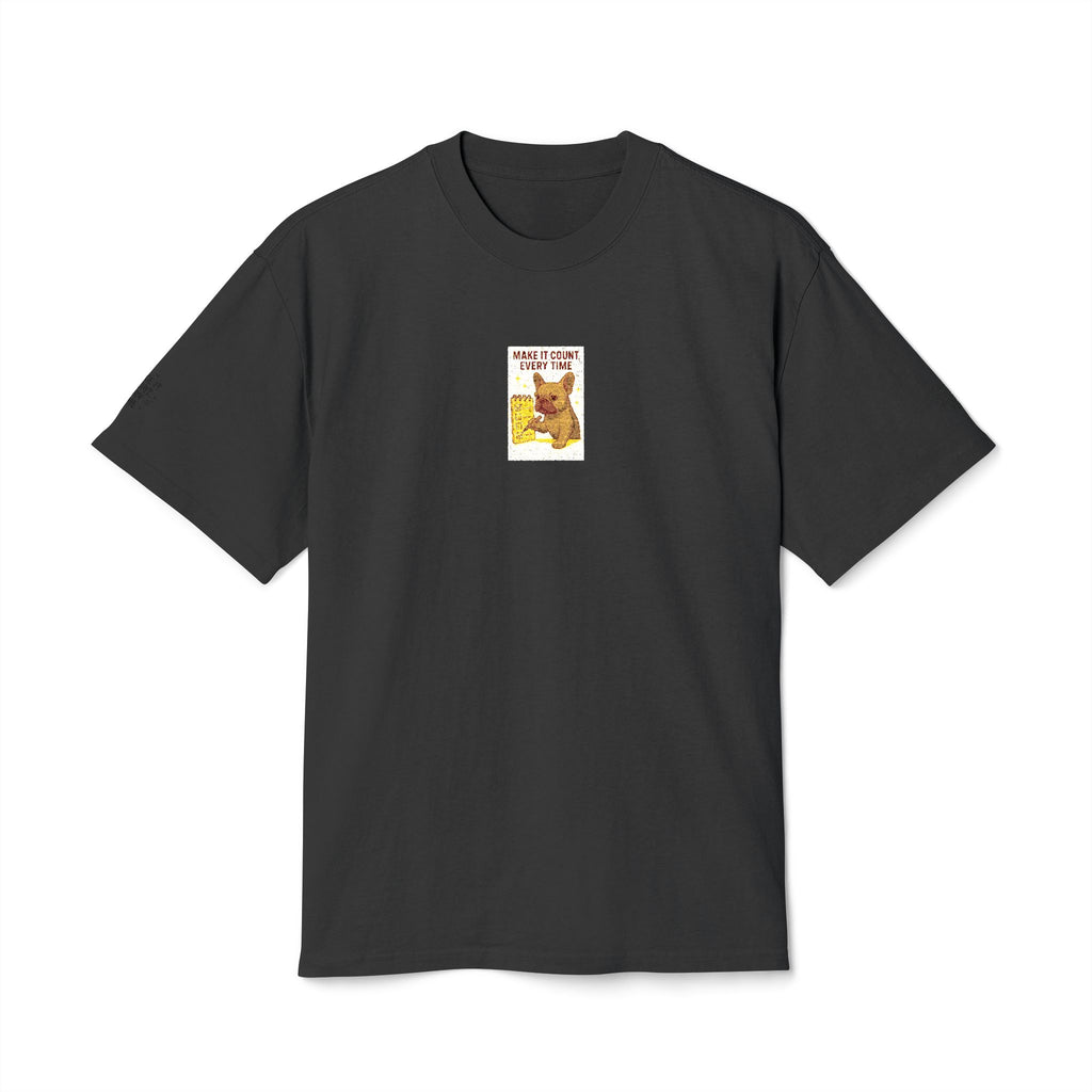 Vintage "Make It Count Every Time" Graphic Tee  Cute Woodland Illustration T-Shirt