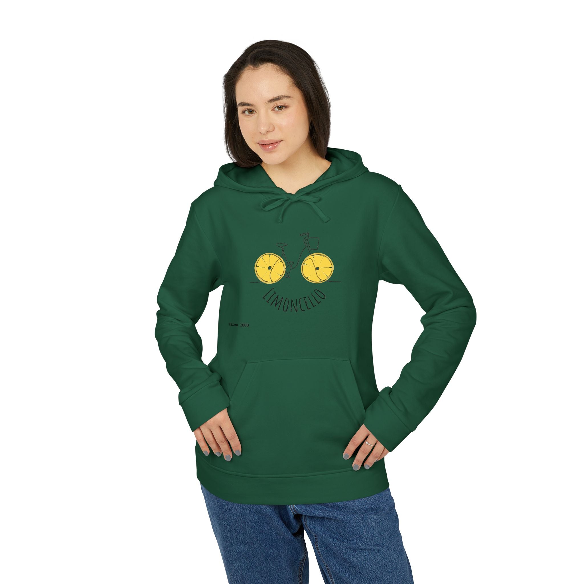 Limoncello Lemon Illustration Hoodie | Cute Lemon Graphic
