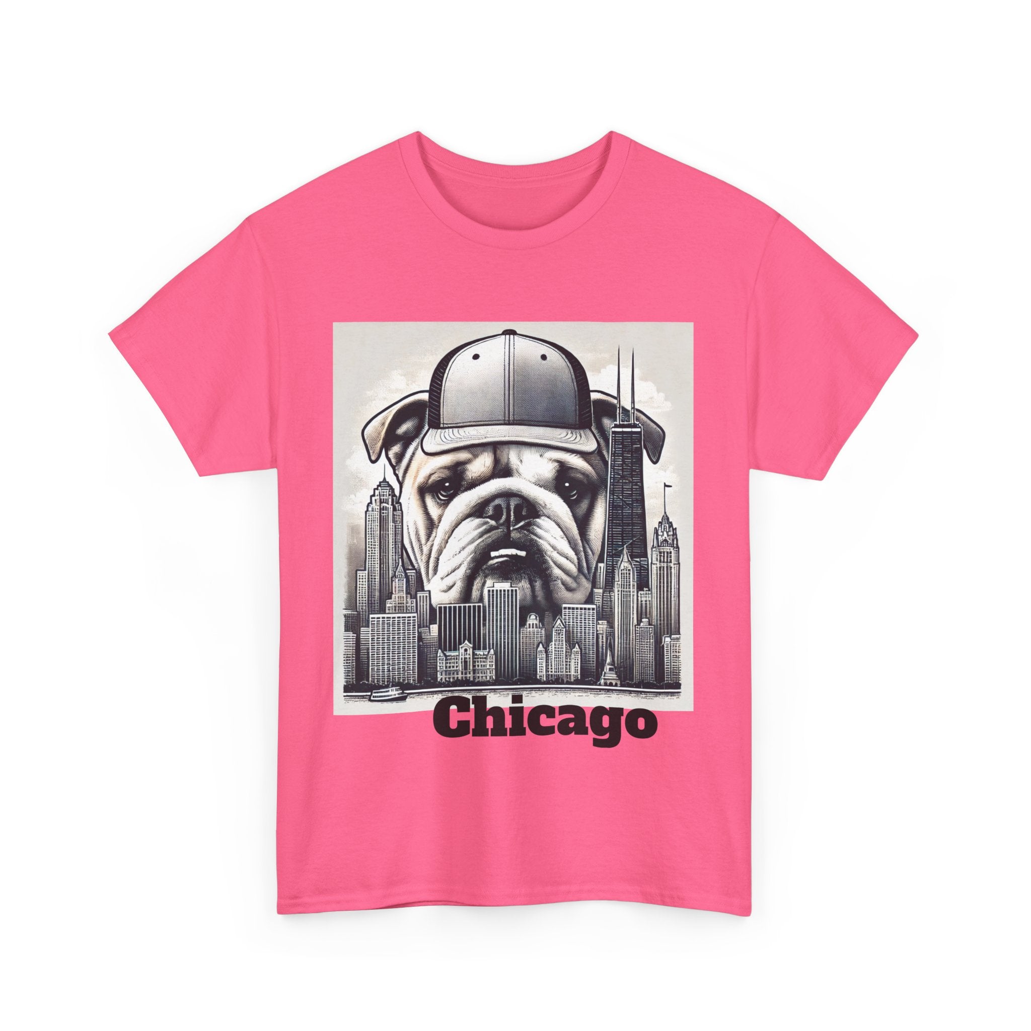 Chicago Bulldog Unisex Heavy Cotton Tee - Urban Streetwear