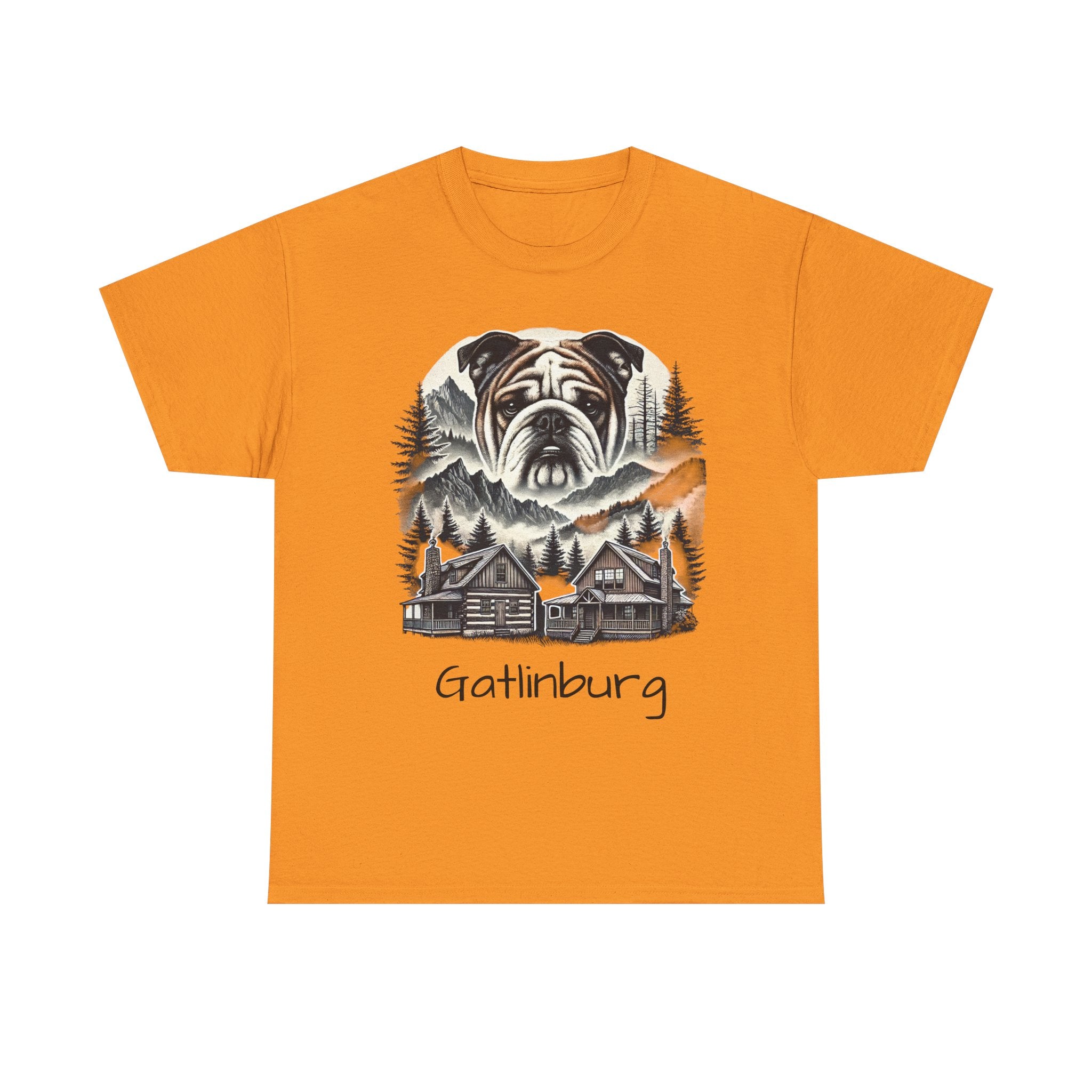 Gatlinburg Dog Lover Tee, Unisex Heavy Cotton Tee, Vacation Souvenir Shirt