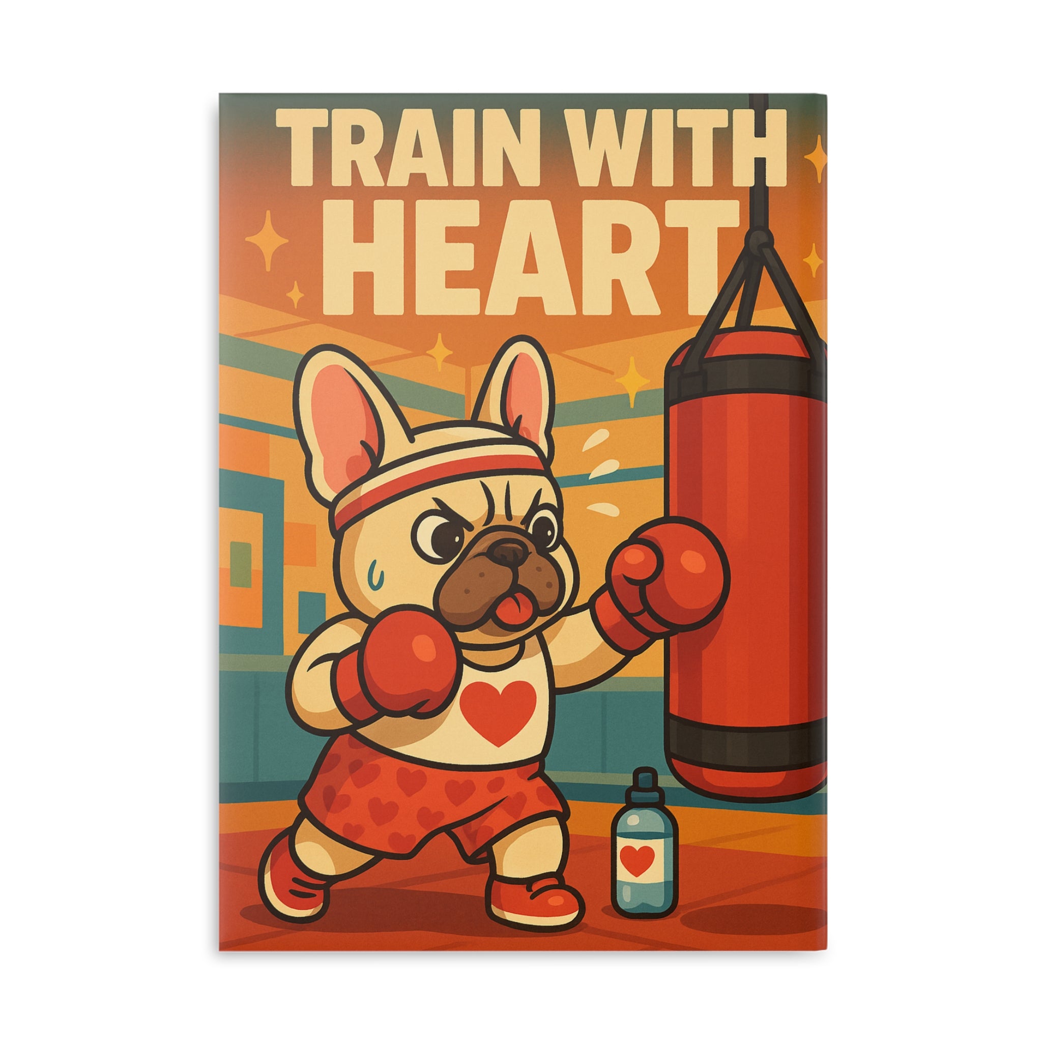 Cute Dog Themed Hardcover Notebook, Ideal for Runners, Gift for Pet Lovers, Journal for Celebrations, Running Log, Motivational Notebook