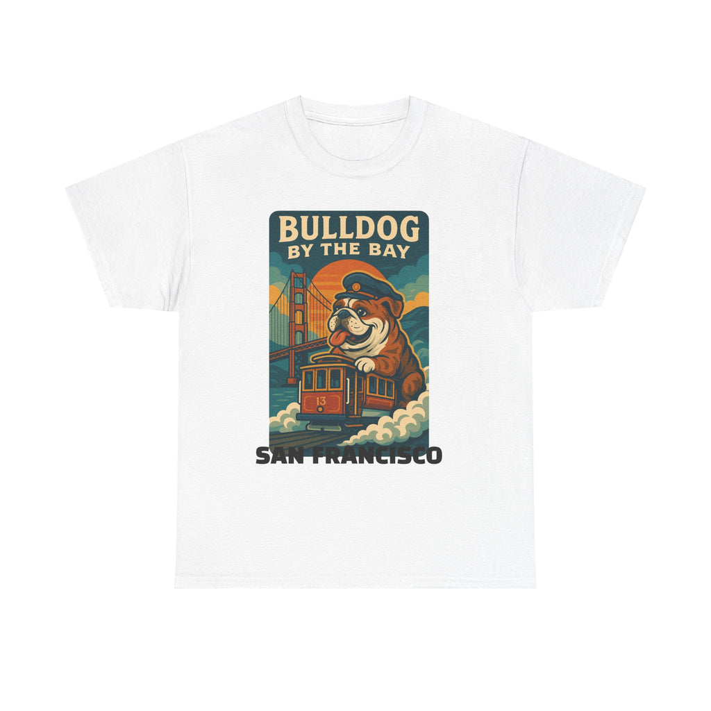 Vintage San Francisco Bulldog Tee - Unisex Heavy Cotton T-Shirt