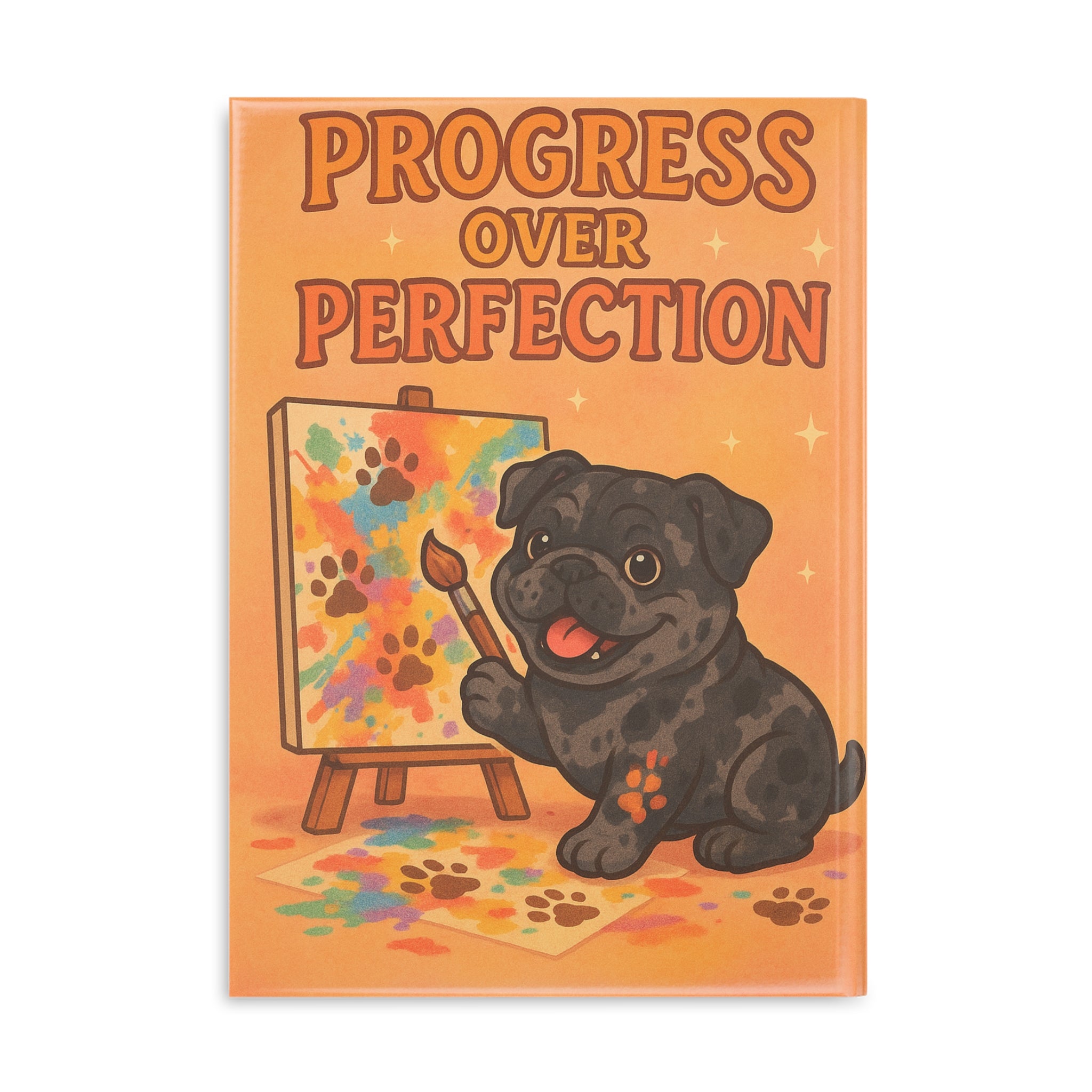 Progress Over Perfection Puppy Notebook - Cute Journal for Dog Lovers, Art Lovers, Students, Gift for Kids and Pet Owners, Writing, [...]