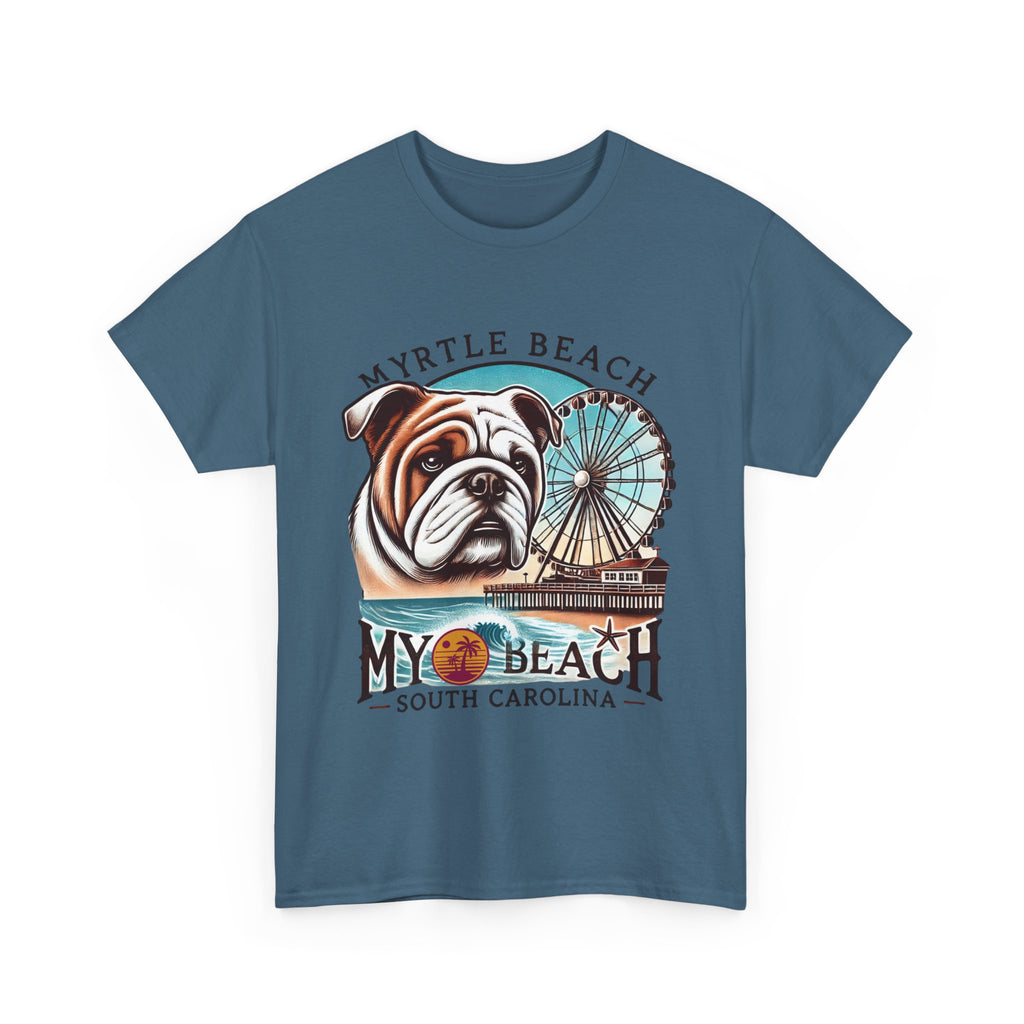 Myrtle Beach Bulldog Tee - Unisex Heavy Cotton Shirt