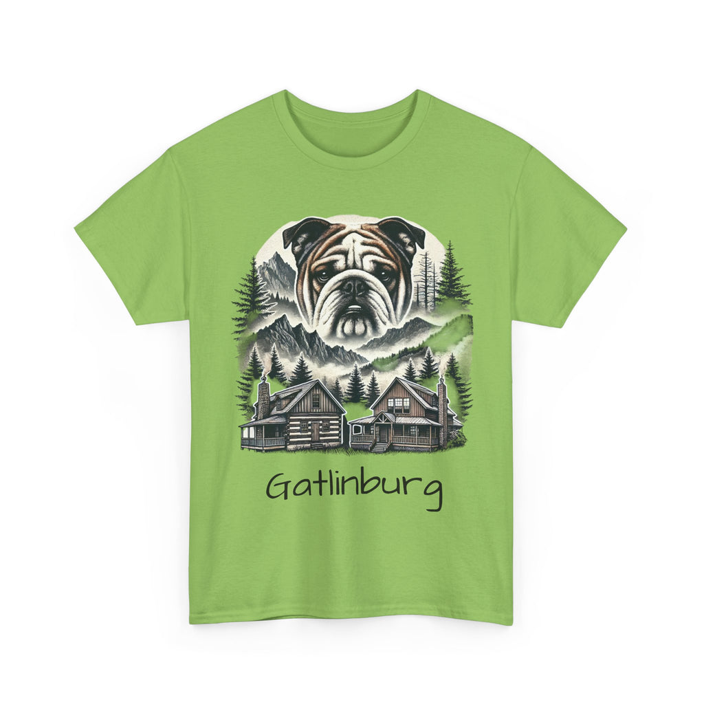 Gatlinburg Dog Lover Tee, Unisex Heavy Cotton Tee, Vacation Souvenir Shirt