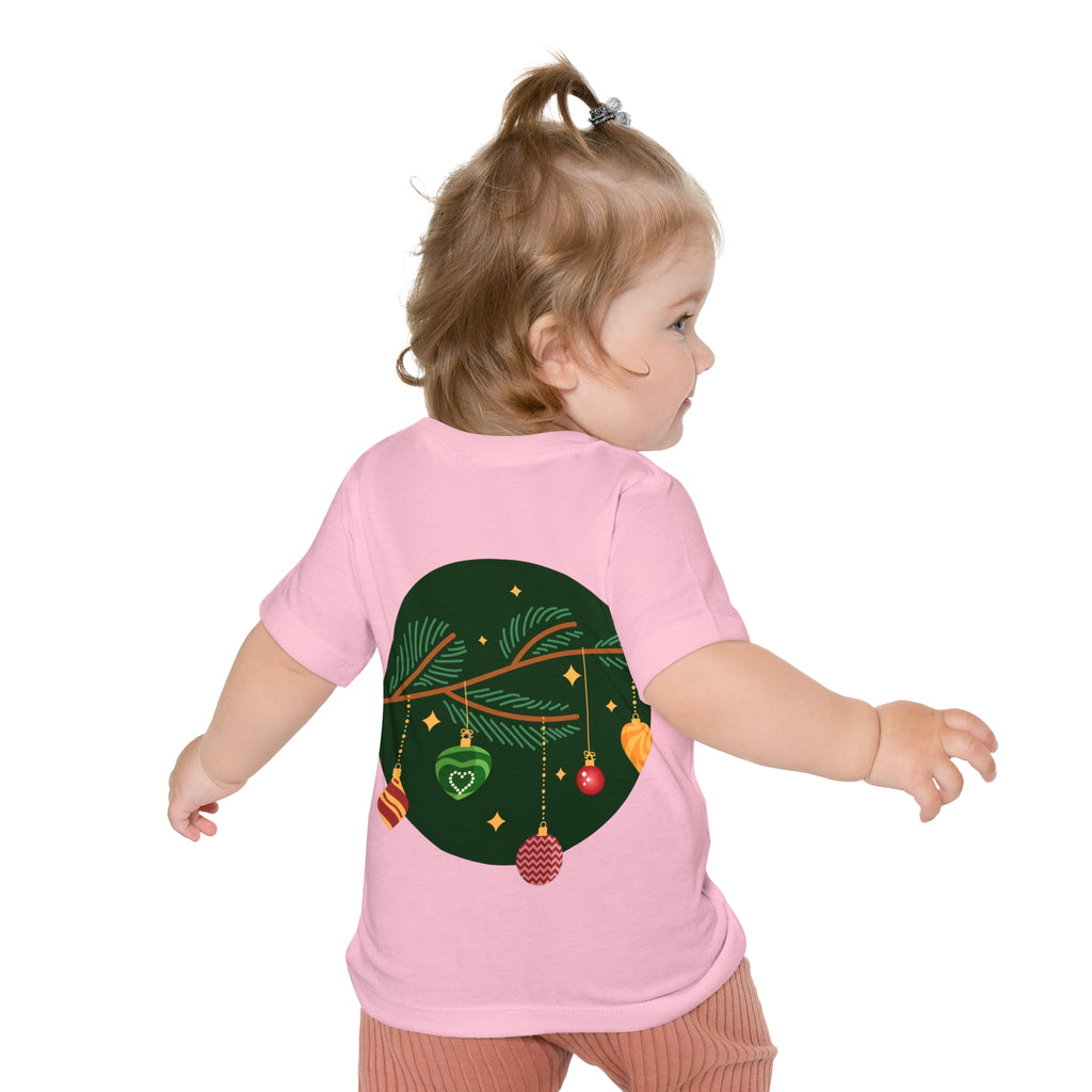 It's A Bulldog Lover Christmas Baby Short Sleeve T-Shirt