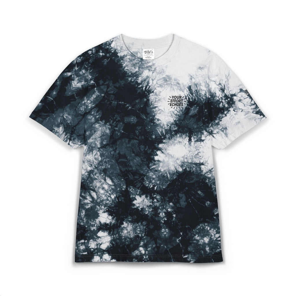 Tie-Dye Spiral Tee Your Effort Echoes Oversized Embroidered Rainbow T-Shirt