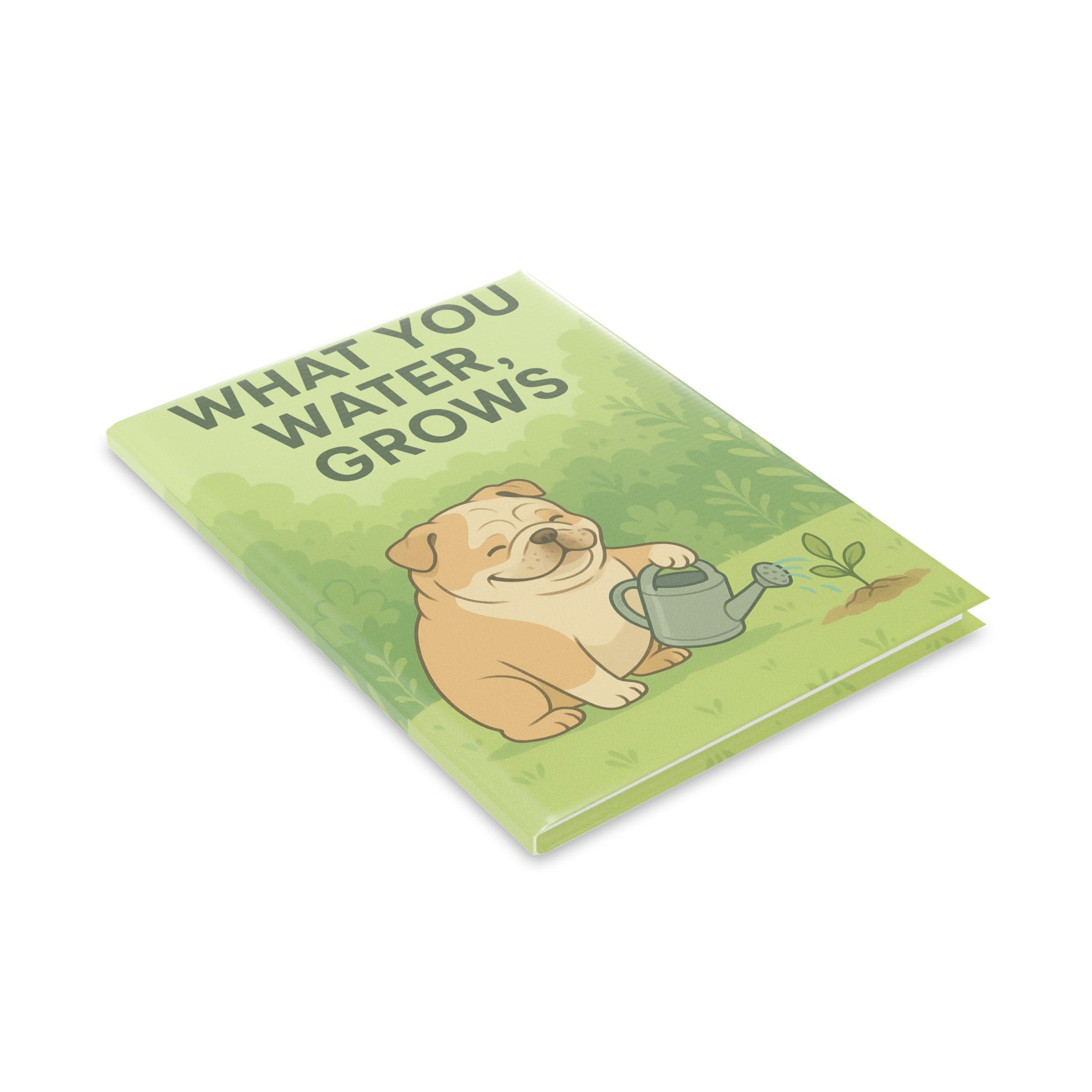 Hardcover Notebook: Perfect for Plant Lovers, Journal, School Supplies, Gifts, Eco-Friendly, Cute Puppy Design