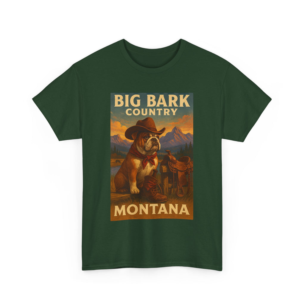 Vintage Big Bark Montana Country Tee Unisex Heavy Cotton T-Shirt