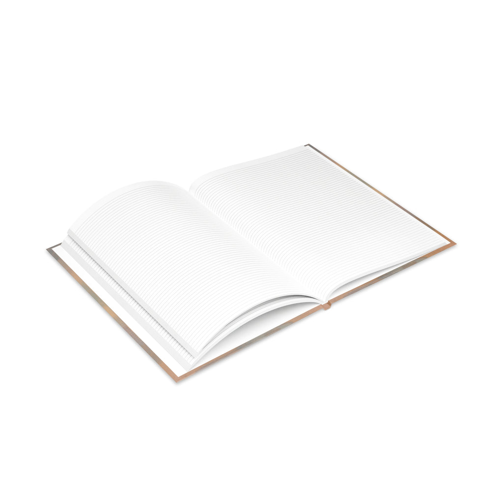 Inspirational Hardcover Notebook with Puffy Covers, Flow Through the Storm, Gifts for Dog Lovers, Journal for Thoughts, Unique Stationery
