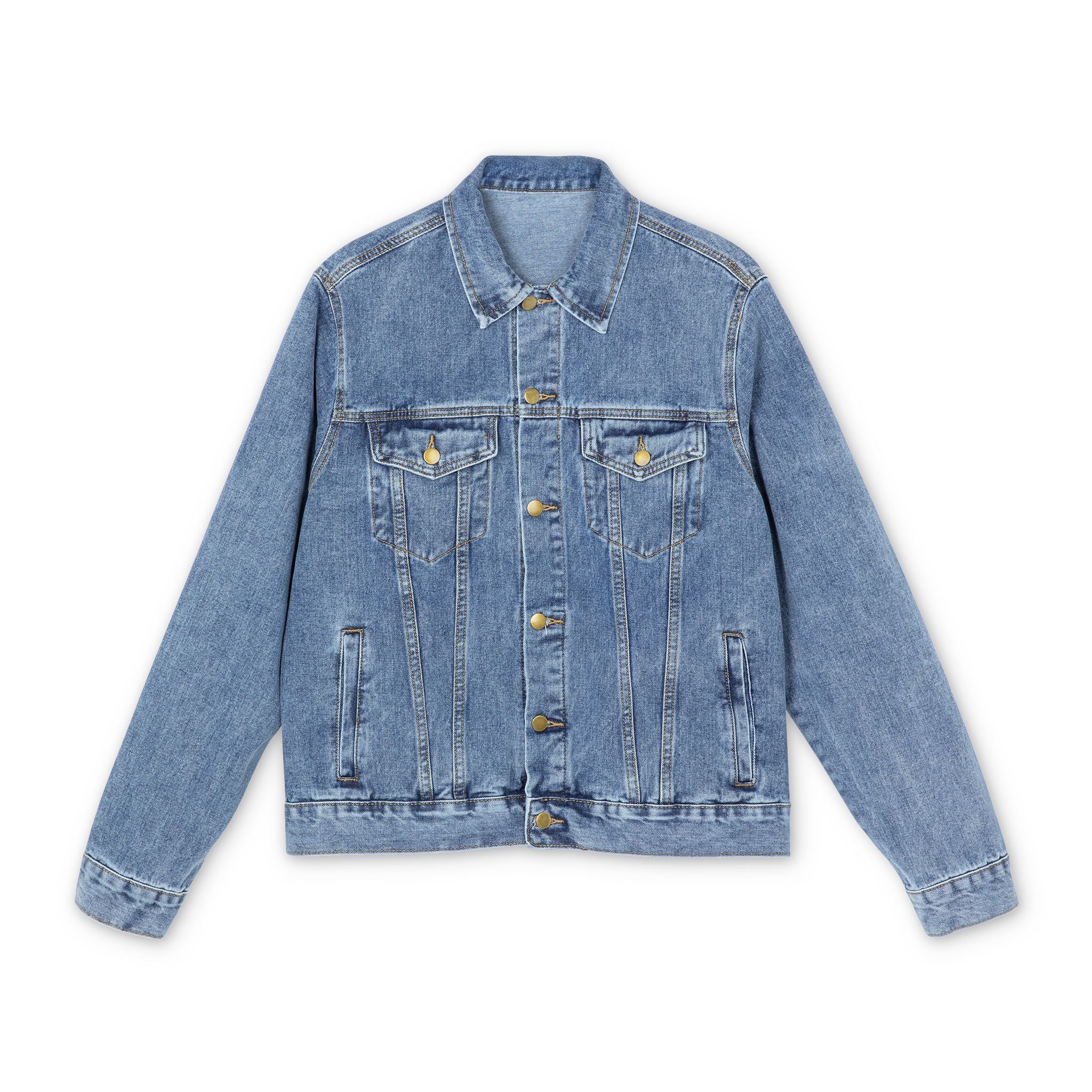Lemon Wheel Back Patch Denim Jacket | Men’s Denim Jacket