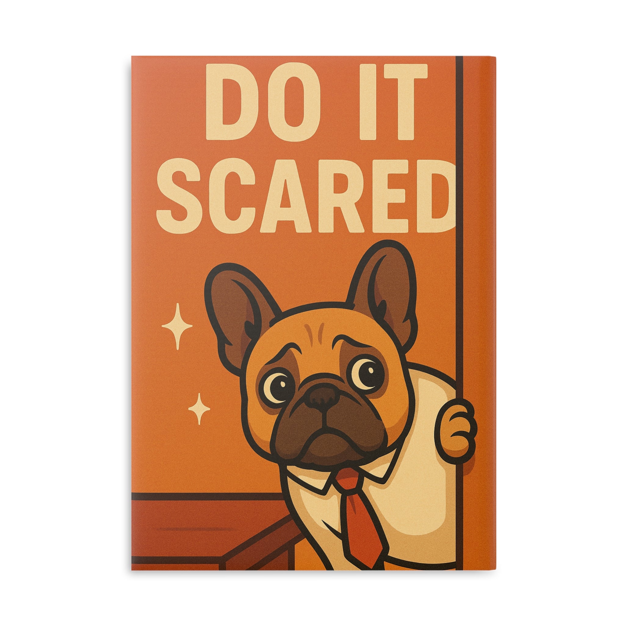 Motivational Dog-Themed Hardcover Notebook | Cute Puppy Journal, Gift for Dog Lovers, Quirky Stationery, Inspirational Writing, Fun