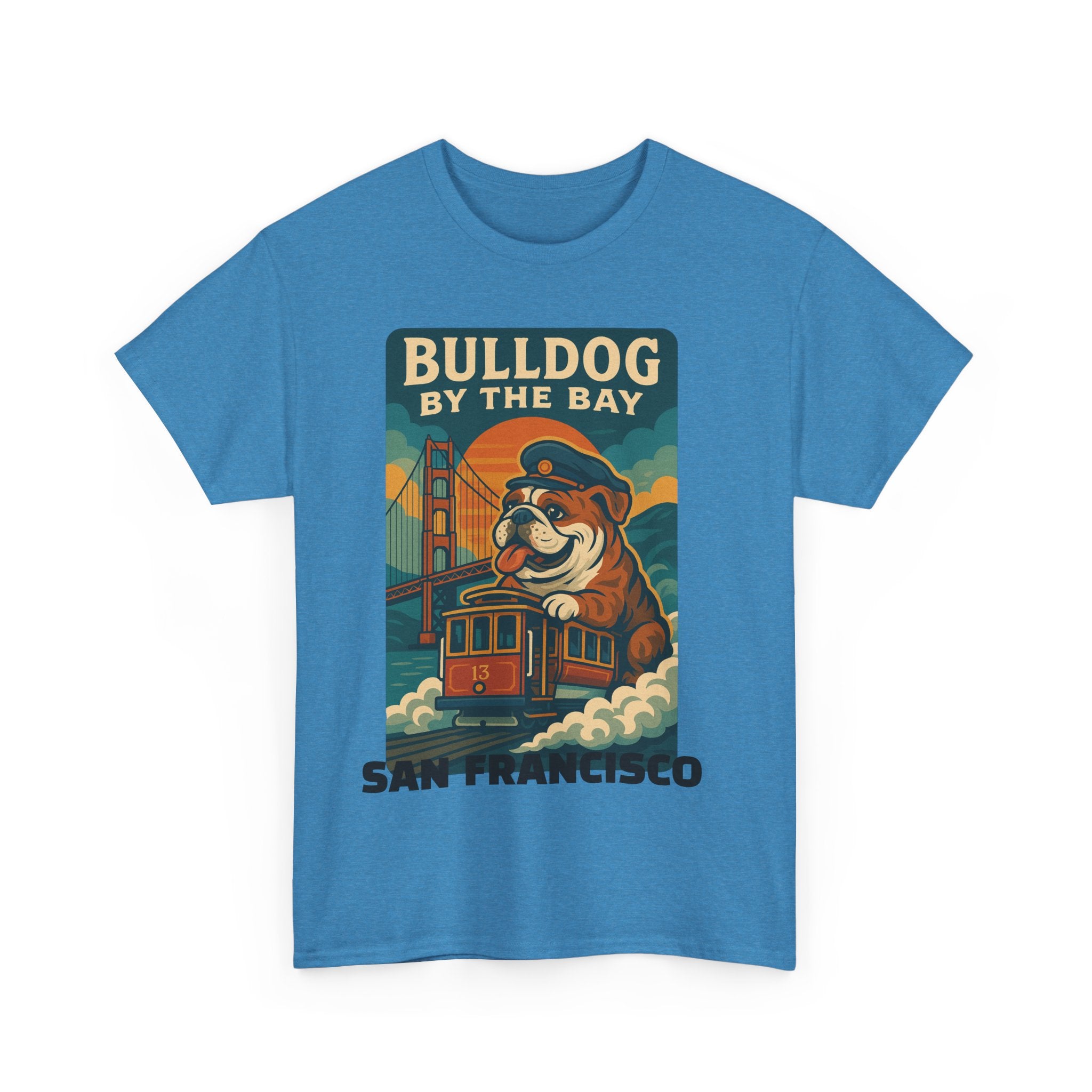 Vintage San Francisco Bulldog Tee - Unisex Heavy Cotton T-Shirt