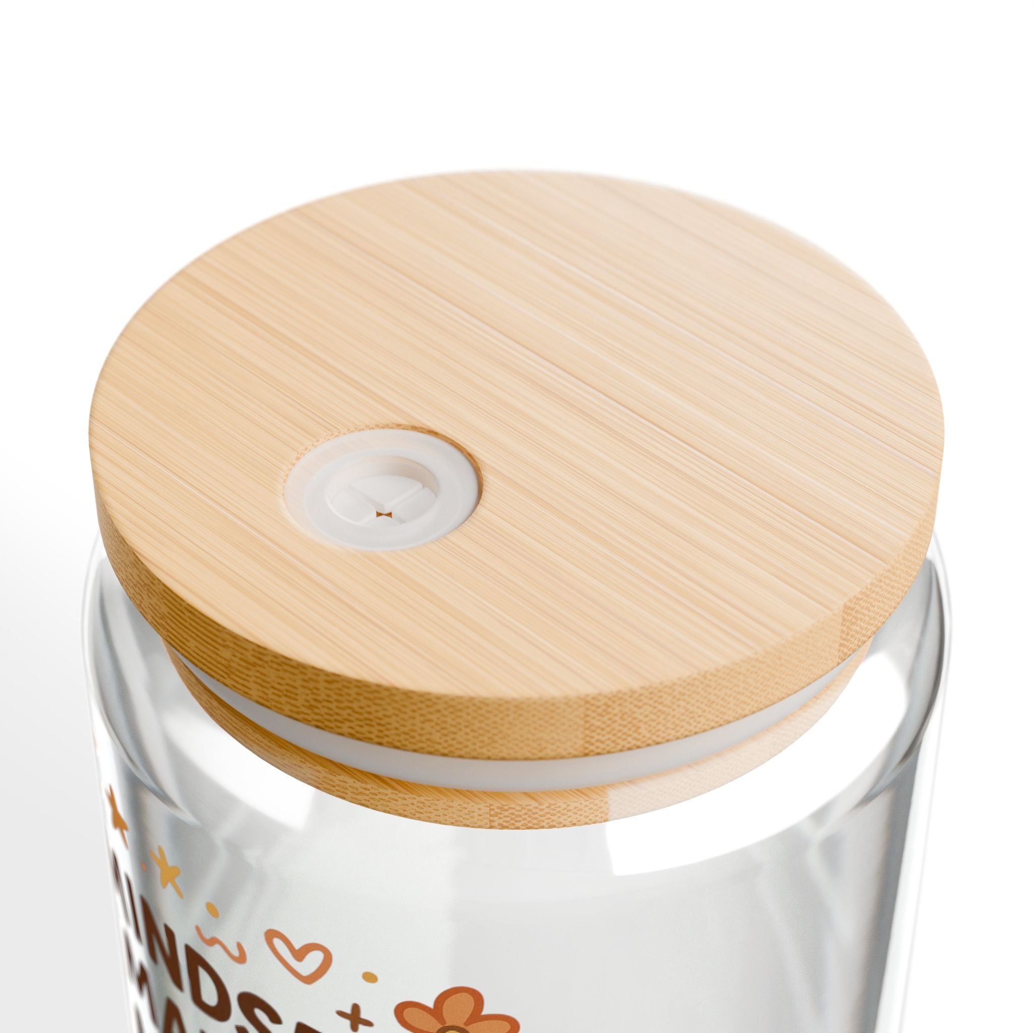 16oz Sipper Glass - "Mindset Makes Moves" Cute Bulldog Motivational Drink Tumbler