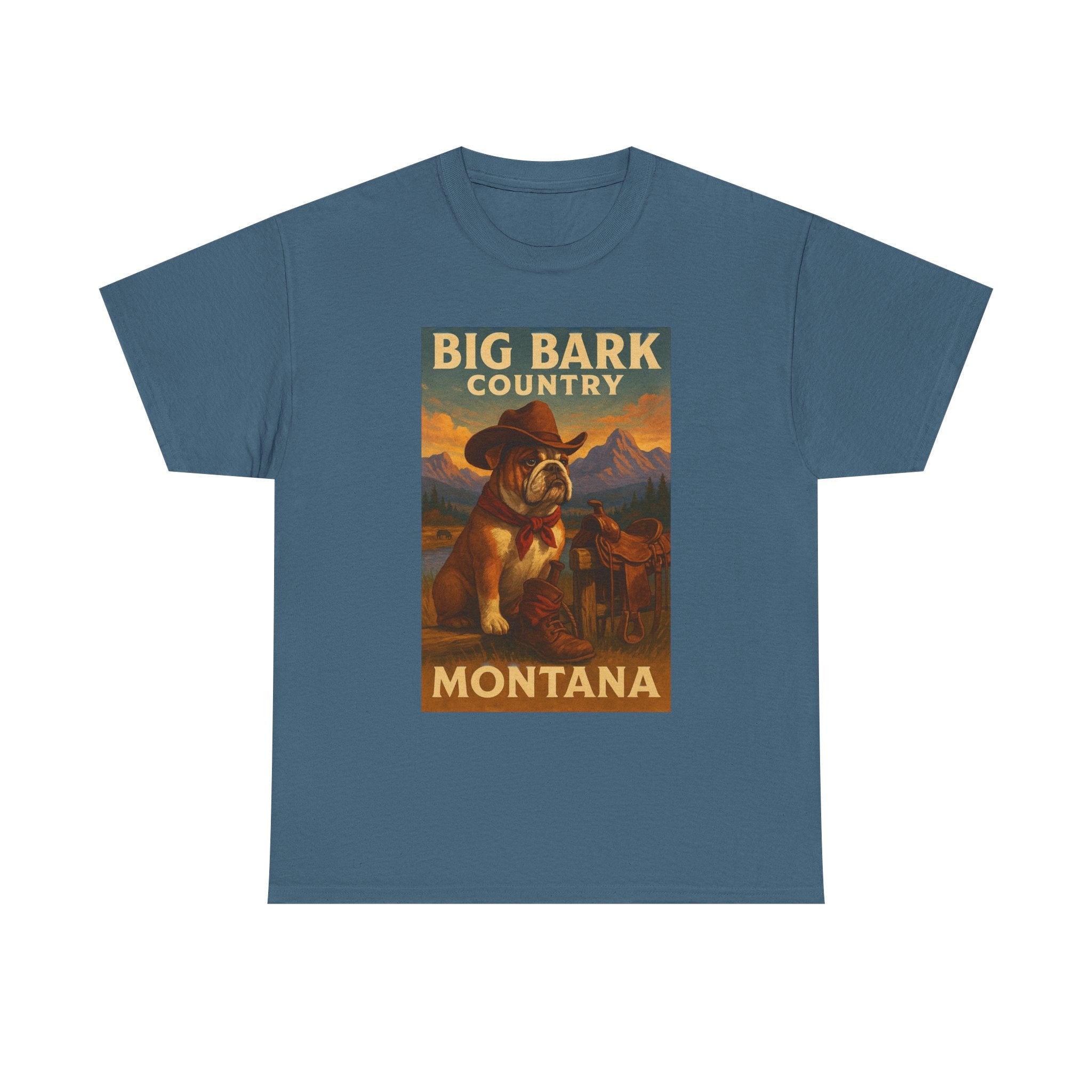 Vintage Big Bark Montana Country Tee Unisex Heavy Cotton T-Shirt