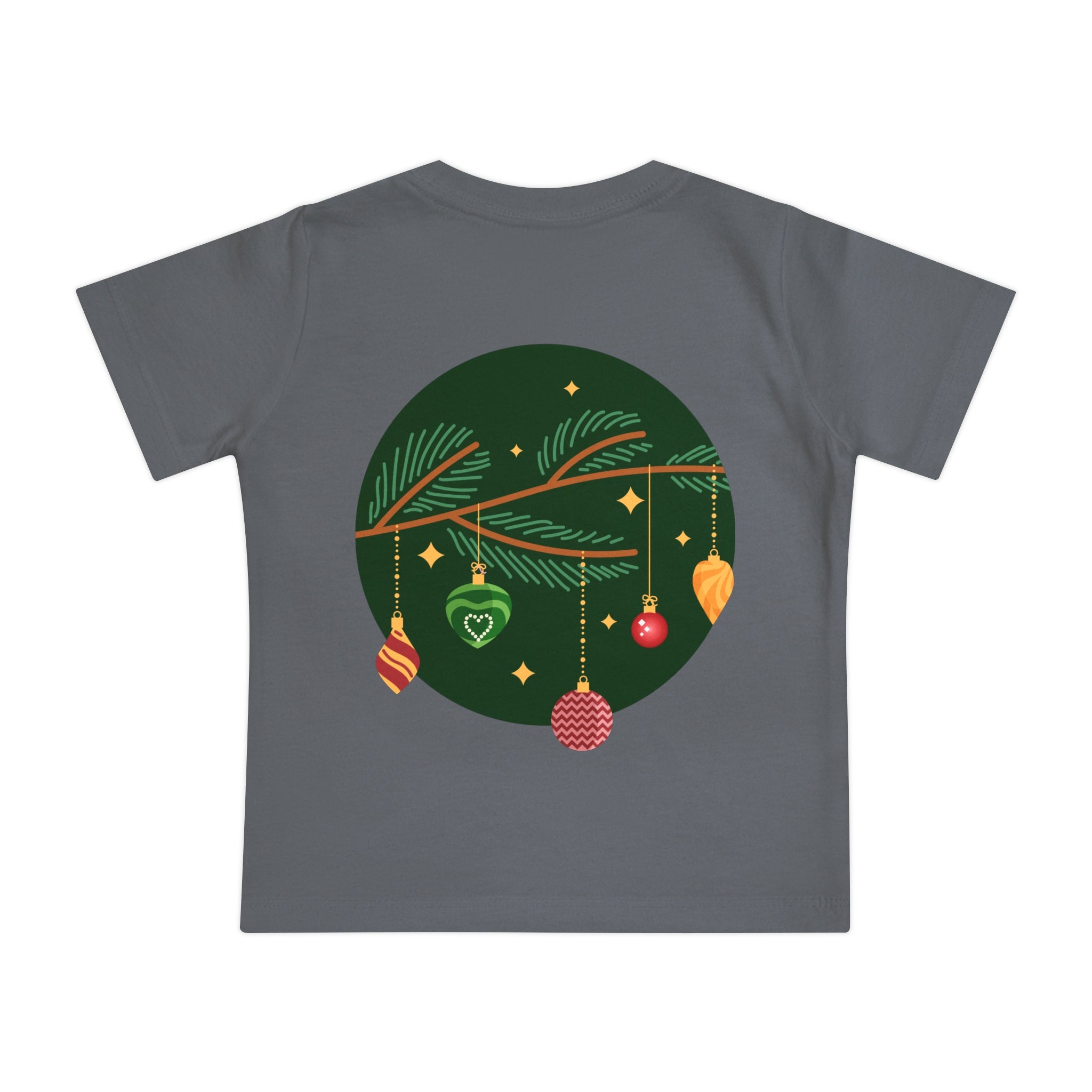 It's A Bulldog Lover Christmas Baby Short Sleeve T-Shirt