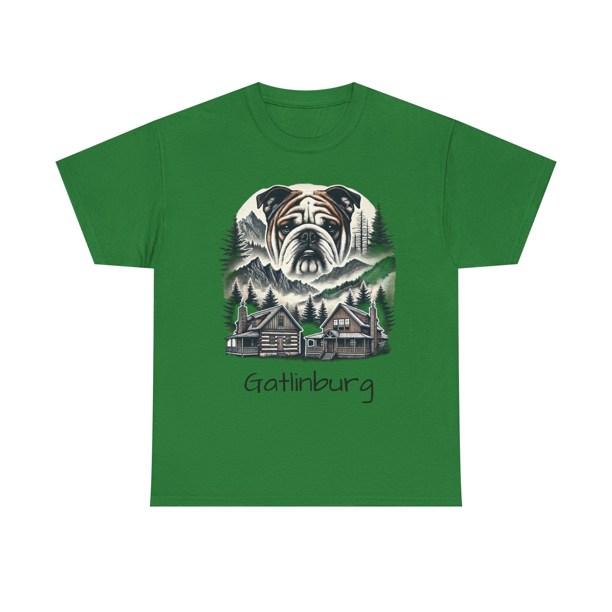 Gatlinburg Dog Lover Tee, Unisex Heavy Cotton Tee, Vacation Souvenir Shirt
