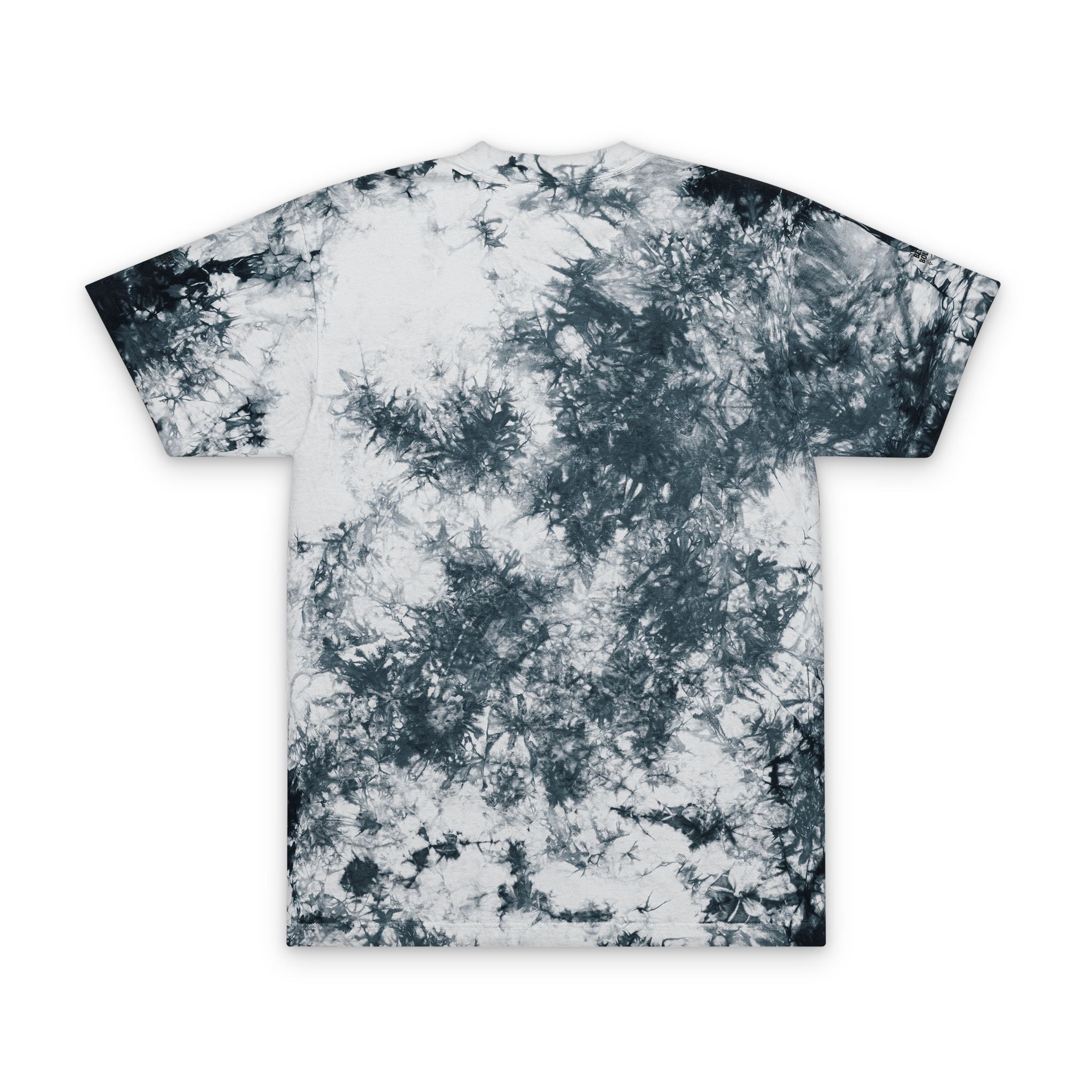 Tie-Dye Spiral Oversized T-Shirt Begin Boldly Rainbow Embroidered Retro Tee