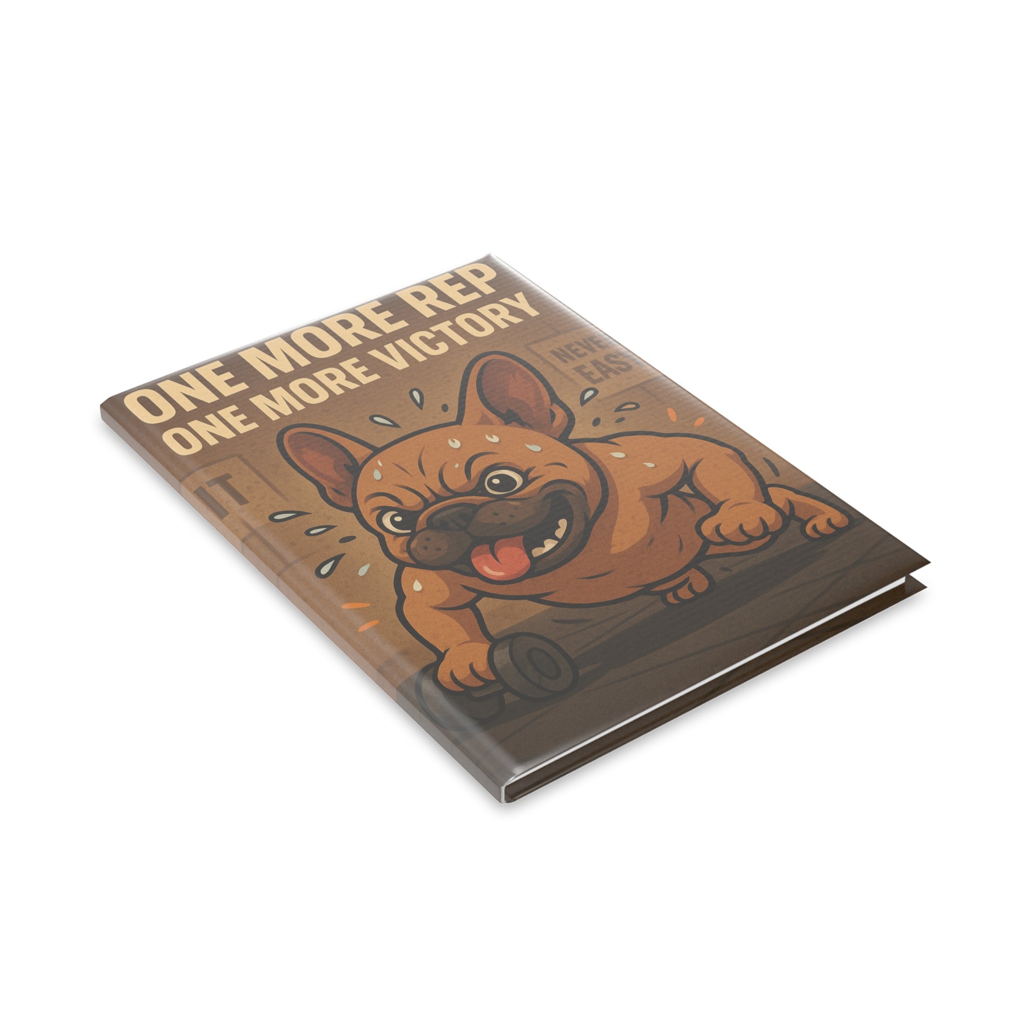 Motivational Dog-Themed Notebook for Fitness Lovers, Workout Journal, Exercise Log, Gift for Dog Owners, Gym Enthusiasts