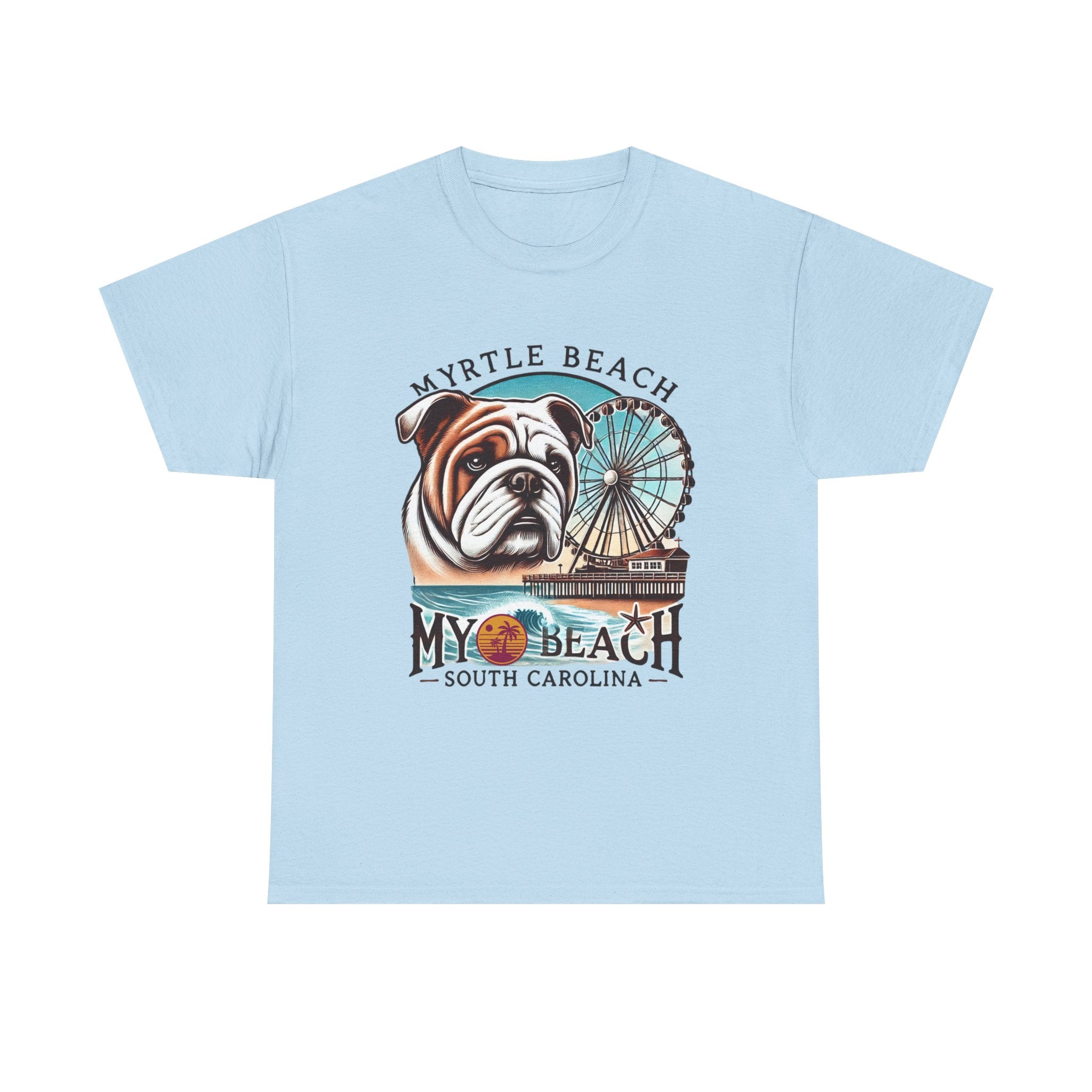Myrtle Beach Bulldog Tee - Unisex Heavy Cotton Shirt