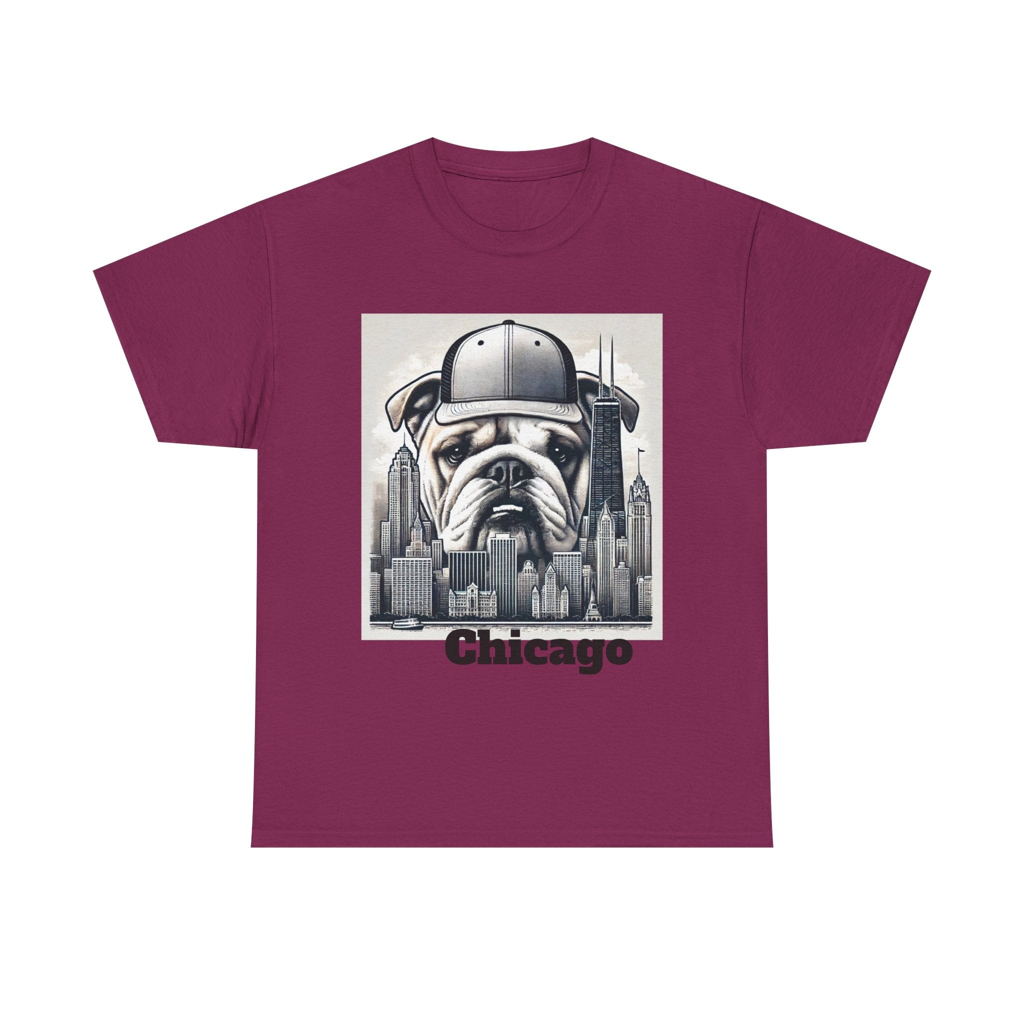 Chicago Bulldog Unisex Heavy Cotton Tee - Urban Streetwear