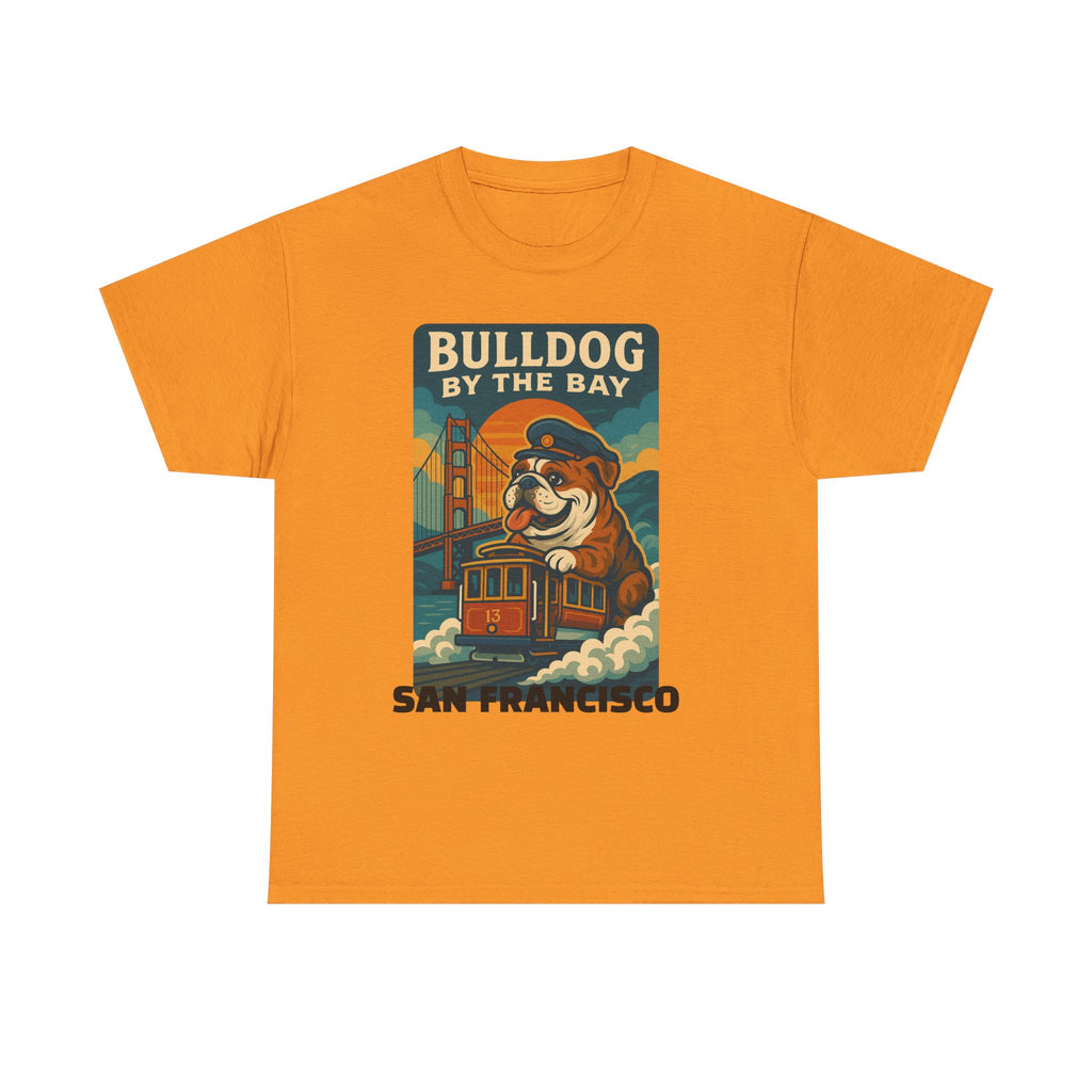 Vintage San Francisco Bulldog Tee - Unisex Heavy Cotton T-Shirt