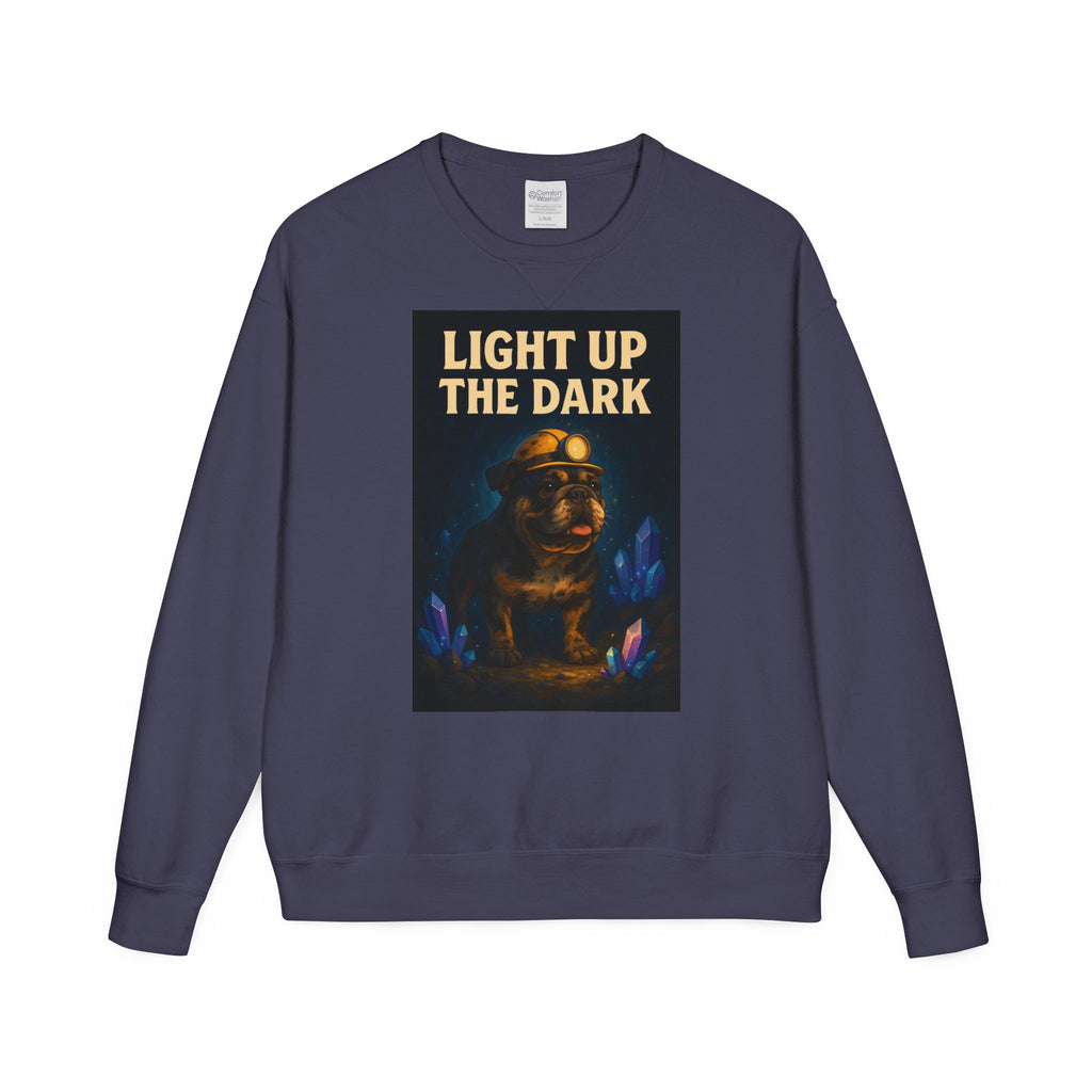 English Bulldog Cozy Graphic Sweatshirt, Inspirational Message, Unisex Sweatshirt, Dog Lover Gift, ComfortWash Crewneck, Cozy Bulldog Jumper