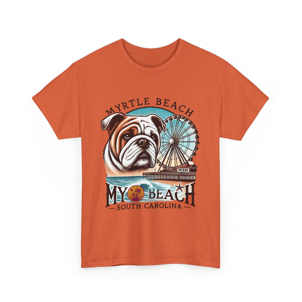 Myrtle Beach Bulldog Tee - Unisex Heavy Cotton Shirt