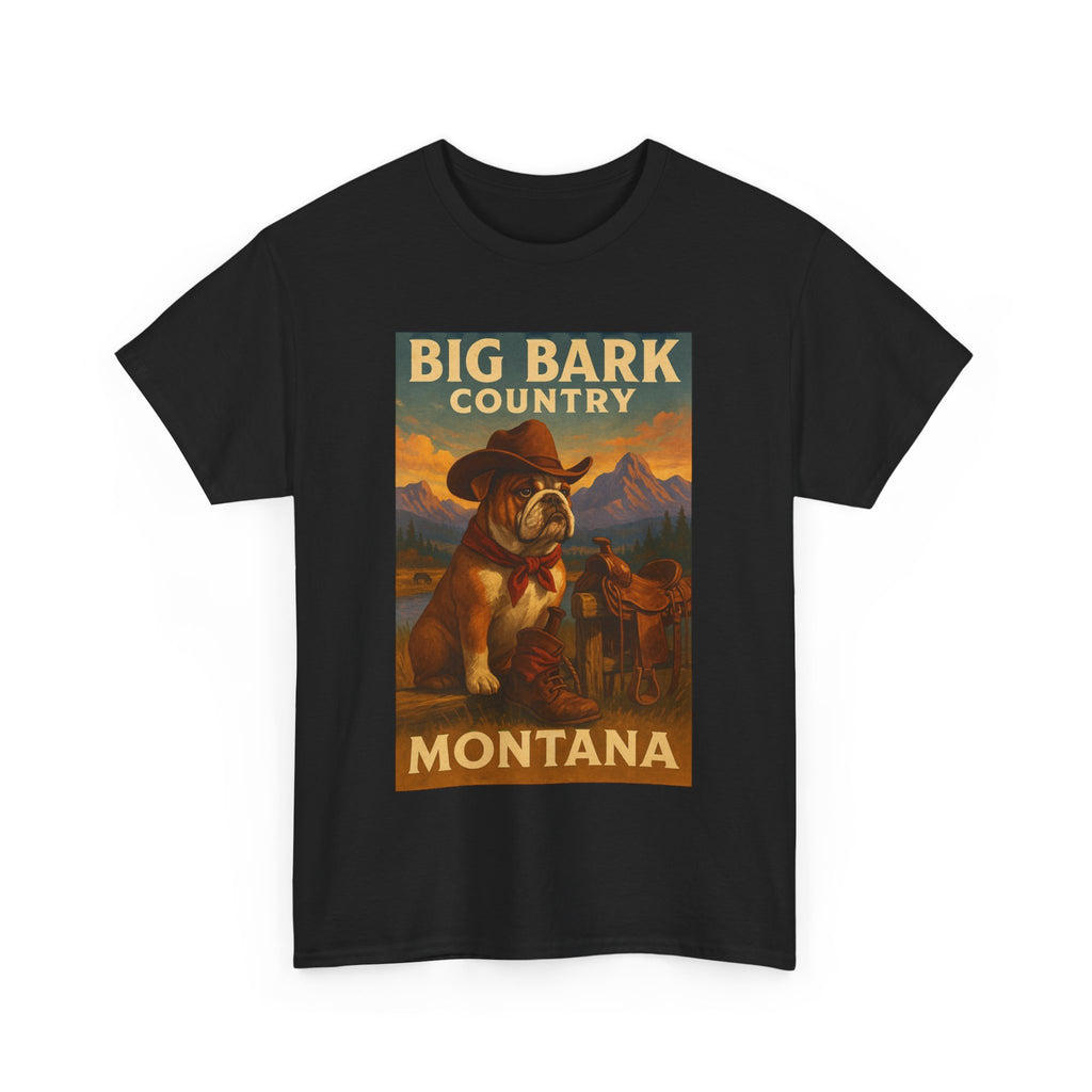 Vintage Big Bark Montana Country Tee Unisex Heavy Cotton T-Shirt