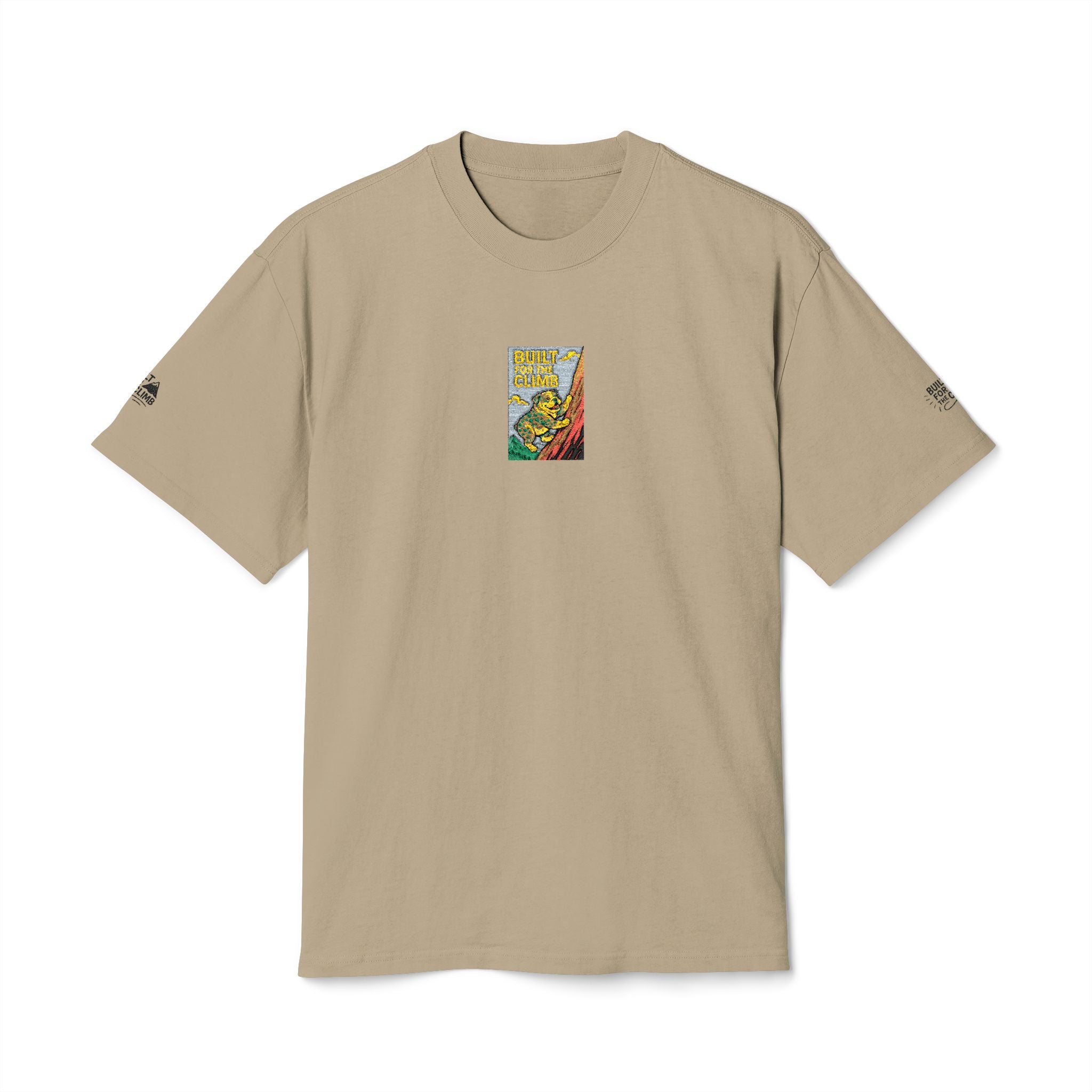 Abstract Forest Art T-Shirt "Built For The Climb" Colorful Nature Graphic Tee