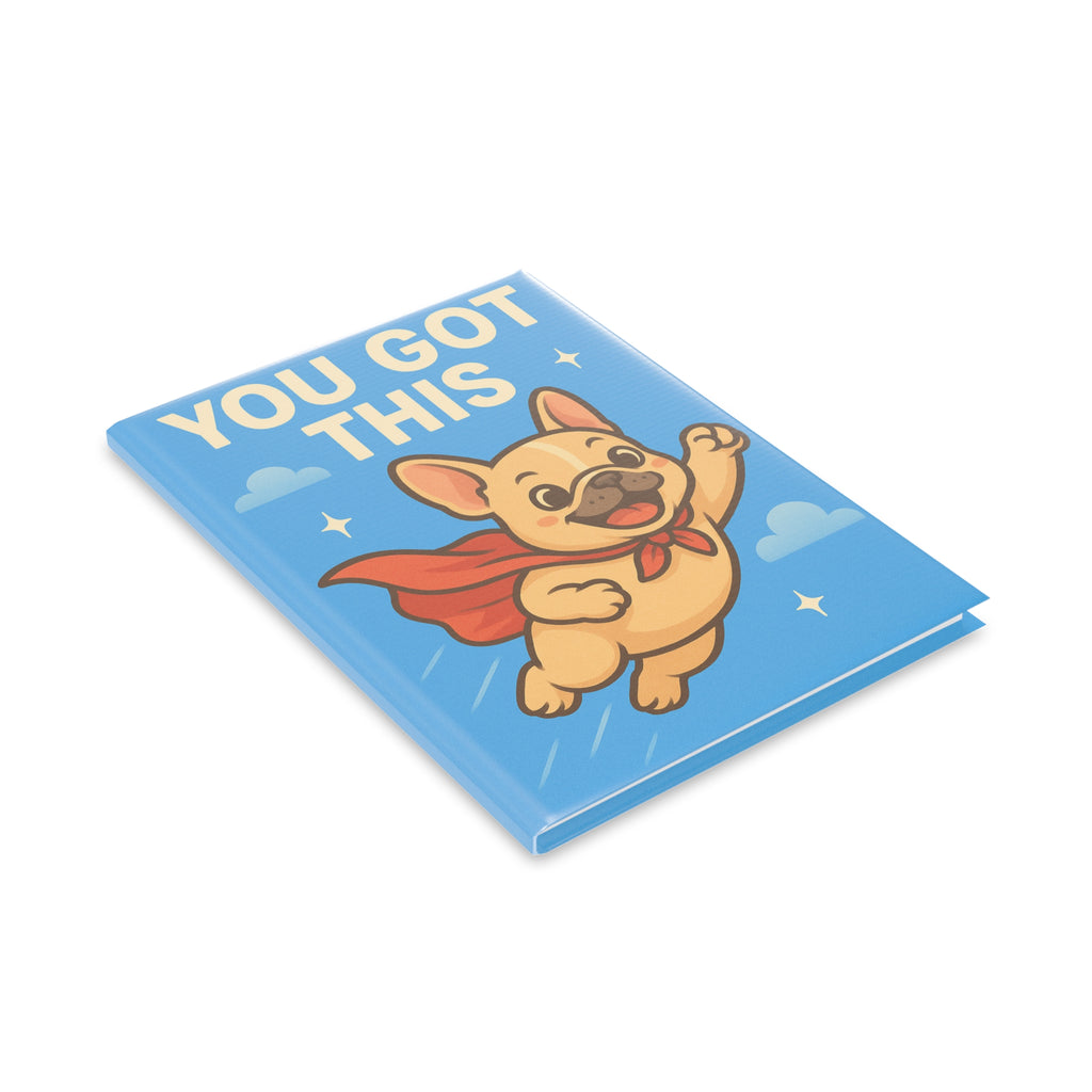Superhero Dog Hardcover Notebook - Motivational Journal for Kids, Cute Stationery, Gift for Pet Lovers, Back to School Supplies, [...]