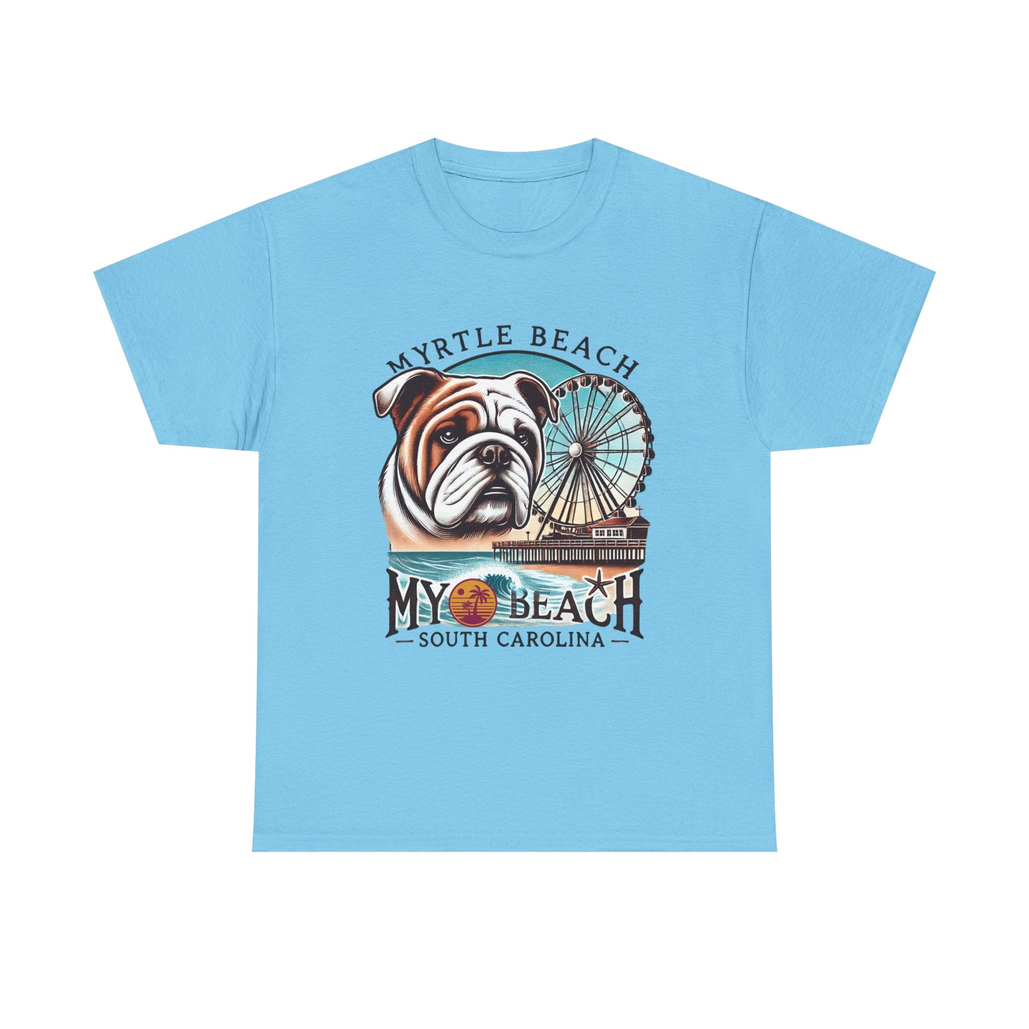 Myrtle Beach Bulldog Tee - Unisex Heavy Cotton Shirt