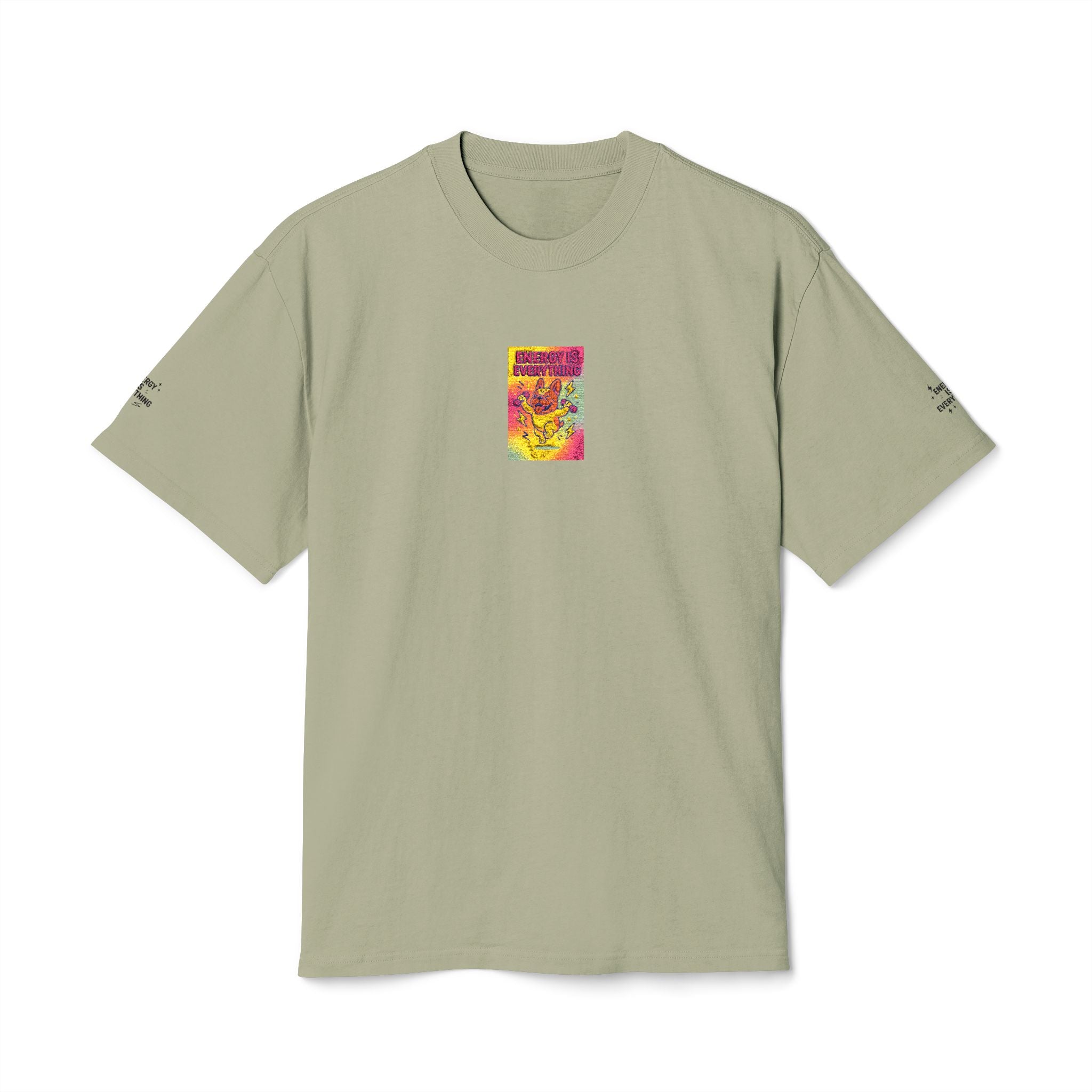 Abstract "Energy Is Everything" Mini Art T-Shirt  Vintage-Inspired Center Chest Design