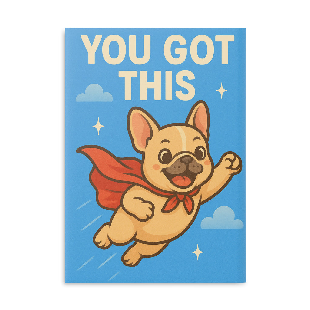 Superhero Dog Hardcover Notebook - Motivational Journal for Kids, Cute Stationery, Gift for Pet Lovers, Back to School Supplies, [...]