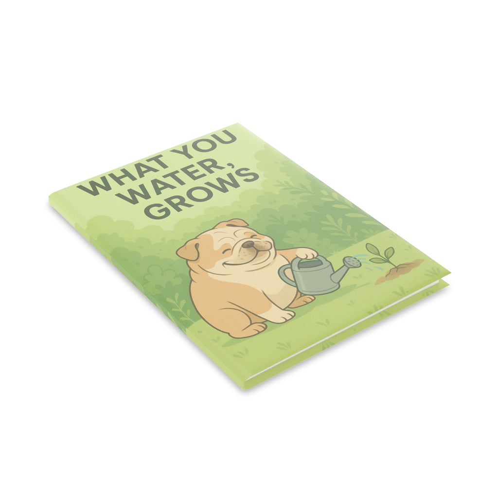 Hardcover Notebook: Perfect for Plant Lovers, Journal, School Supplies, Gifts, Eco-Friendly, Cute Puppy Design