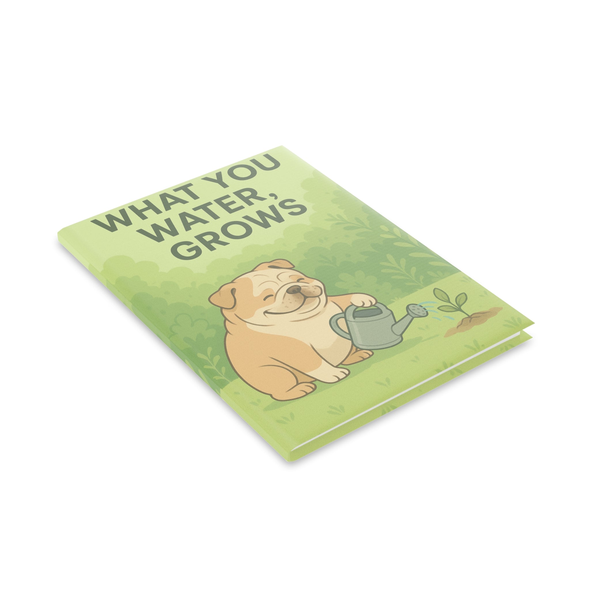 Hardcover Notebook: Perfect for Plant Lovers, Journal, School Supplies, Gifts, Eco-Friendly, Cute Puppy Design