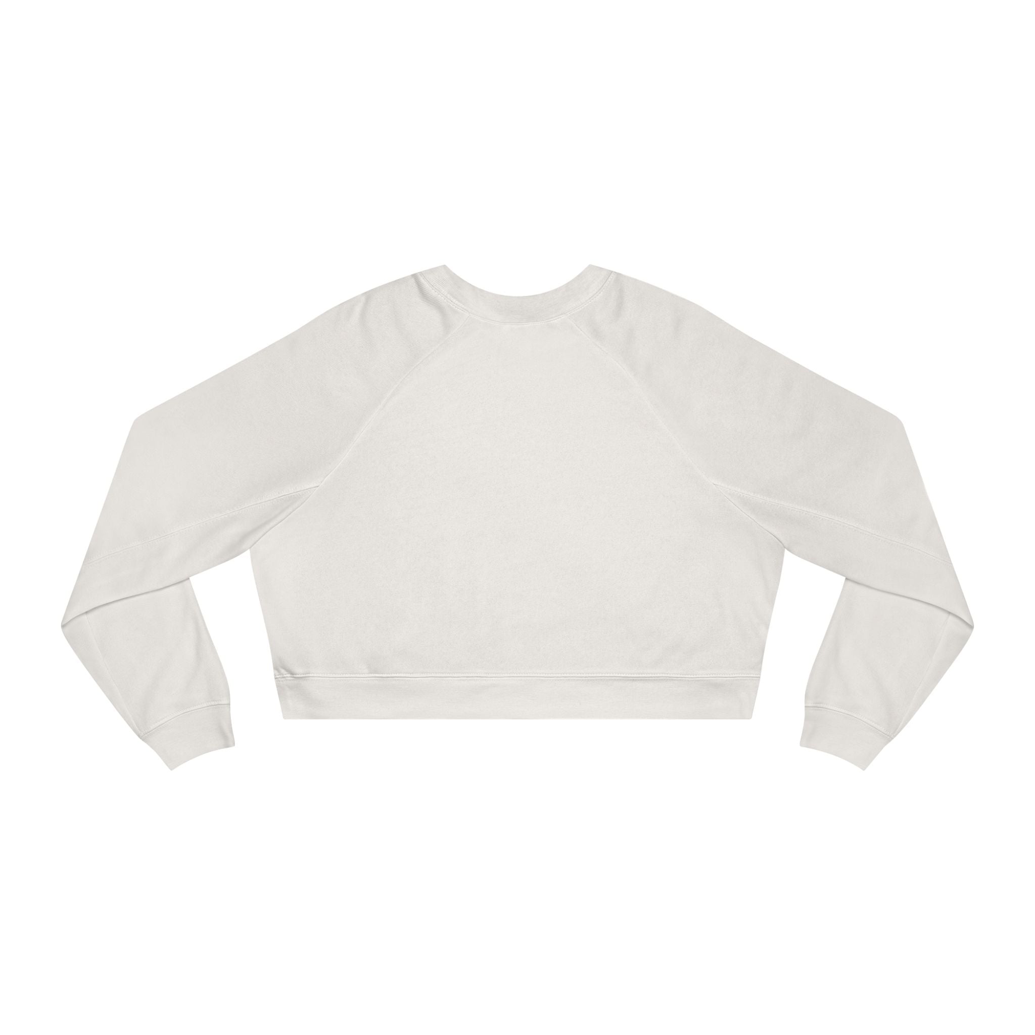 Lemon Eyes smiley Pullover | cropped fleece black