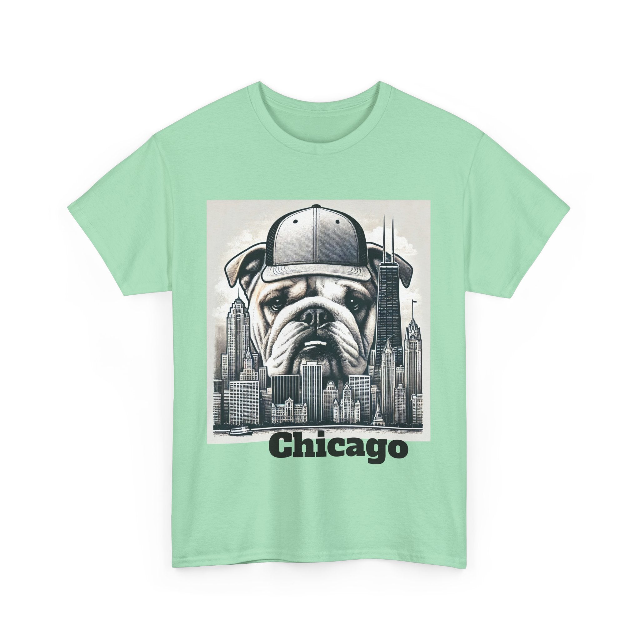 Chicago Bulldog Unisex Heavy Cotton Tee - Urban Streetwear