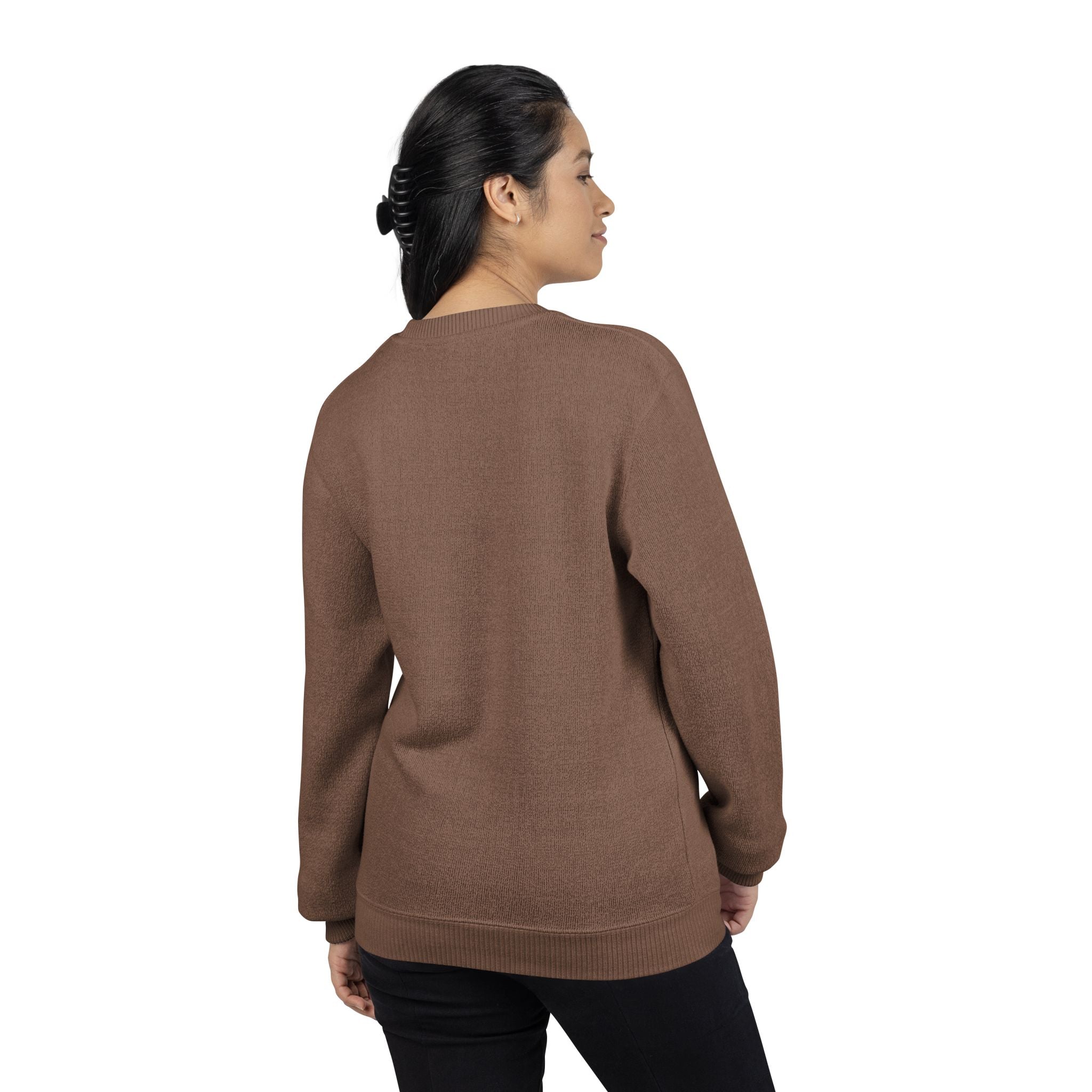 Nantucket Embroidered Crewneck Sweatshirt 'Hustle in Silence' Minimal Chest Logo