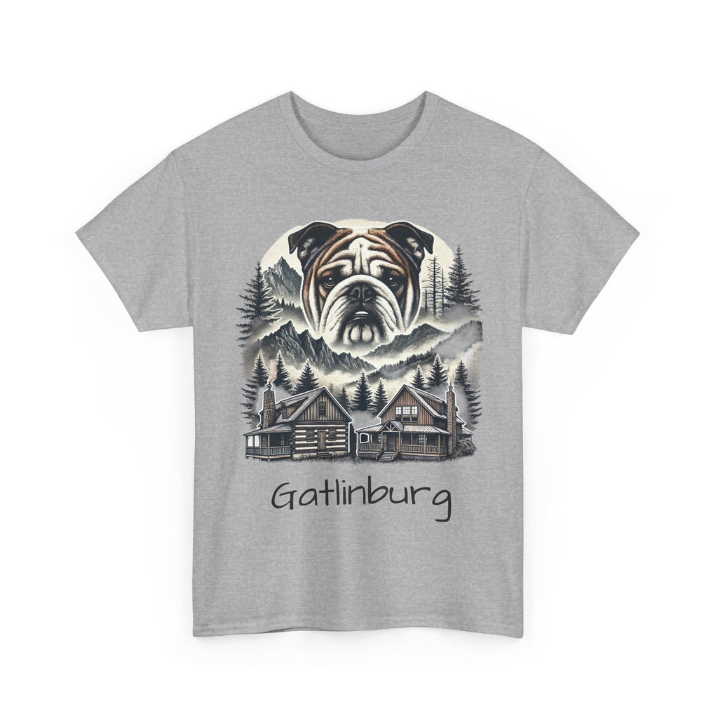 Gatlinburg Dog Lover Tee, Unisex Heavy Cotton Tee, Vacation Souvenir Shirt