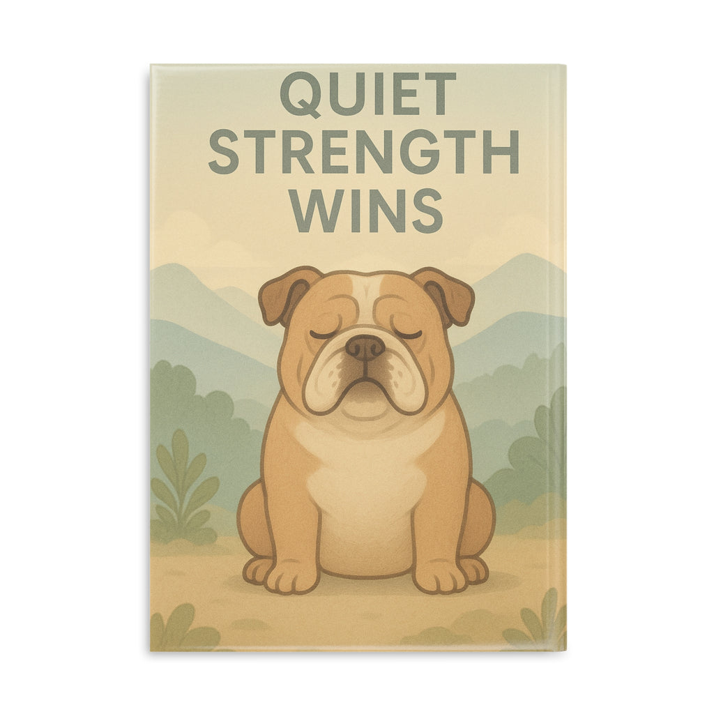 Inspirational Hardcover Notebook, Motivational Journal, Puppy Dog Themed Journal, Gift for Students, Cute Writing Notebook