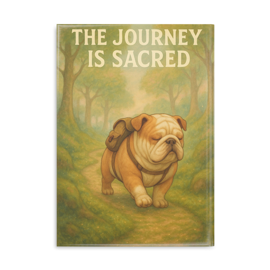 Sacred Journey Hardcover Notebook, Dog Lover Journal, Inspirational Writing Notebook, Gift for Pet Owners, Nature Sketchbook