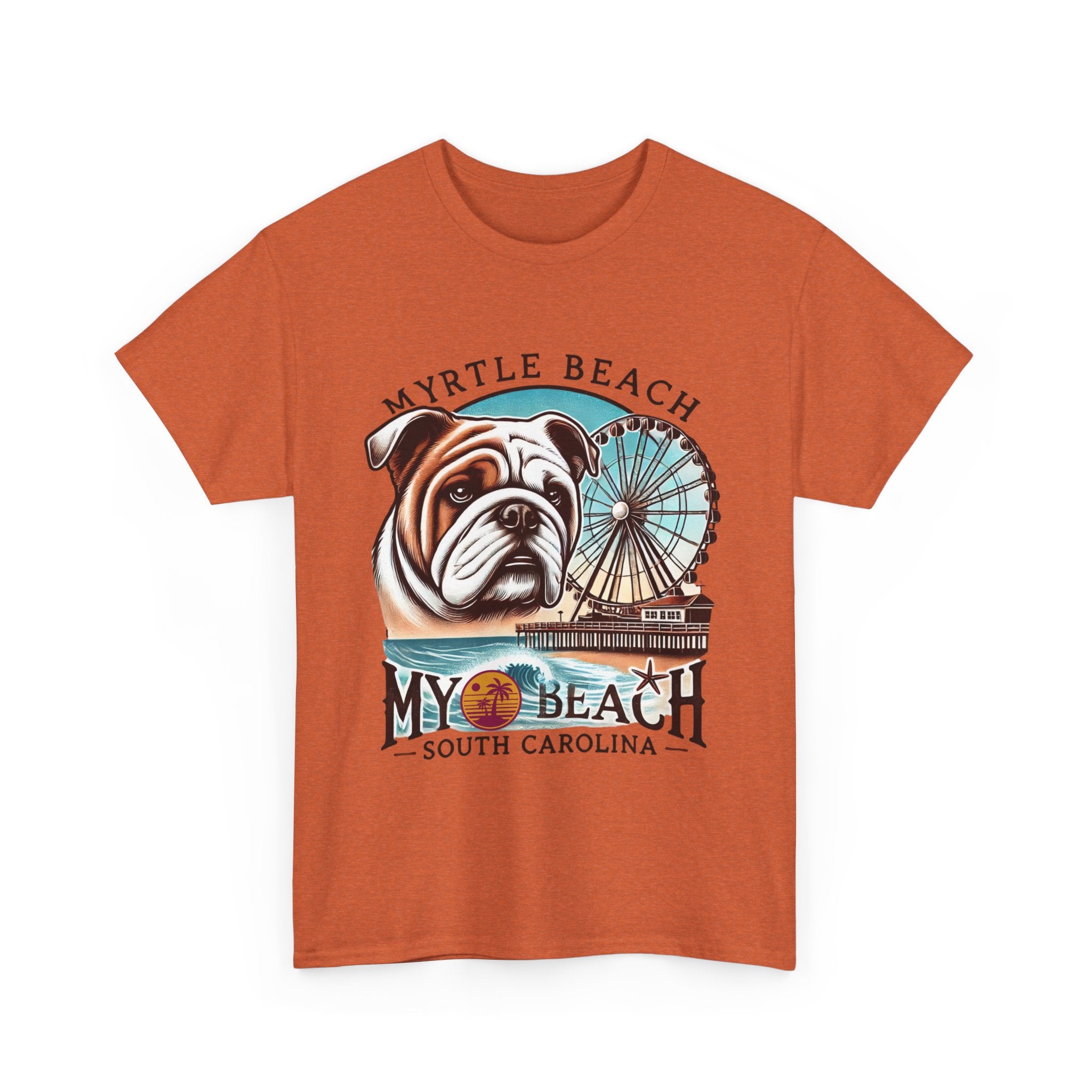 Myrtle Beach Bulldog Tee - Unisex Heavy Cotton Shirt
