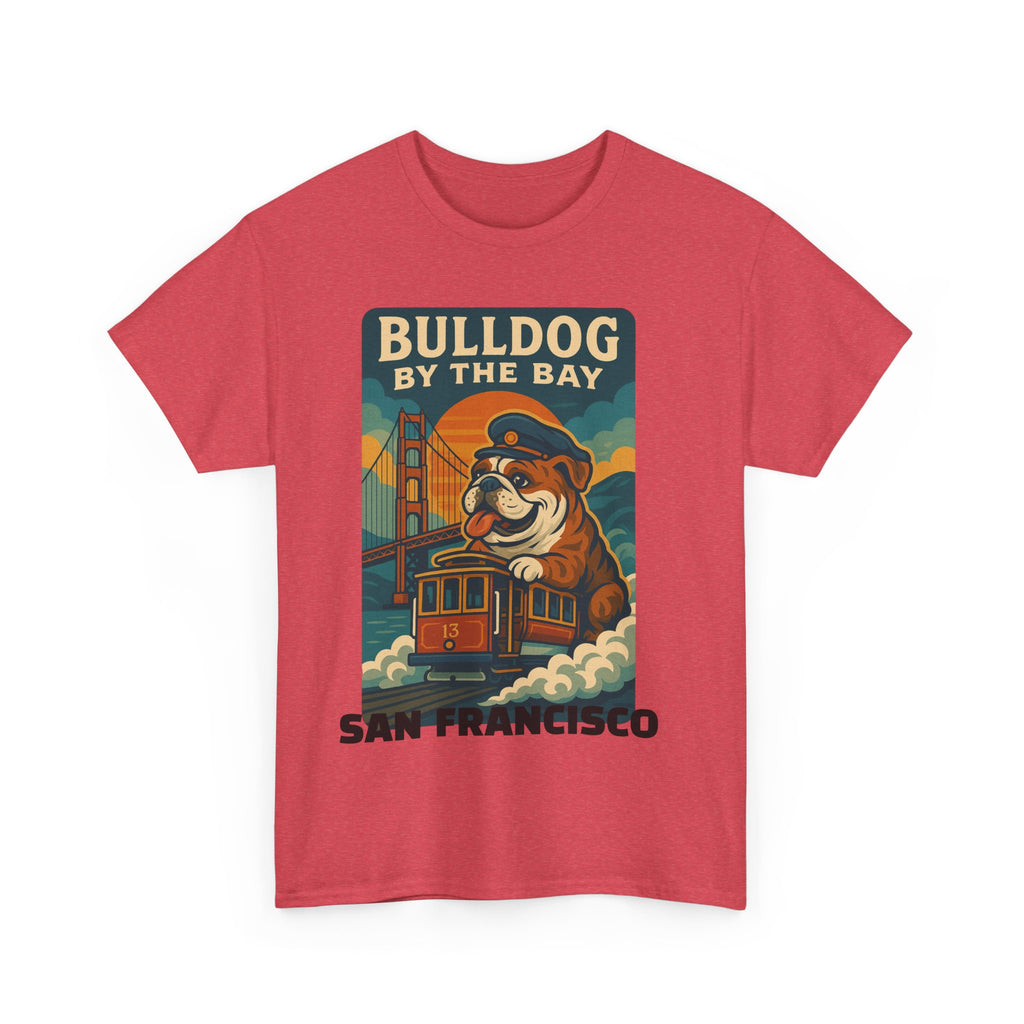 Vintage San Francisco Bulldog Tee - Unisex Heavy Cotton T-Shirt